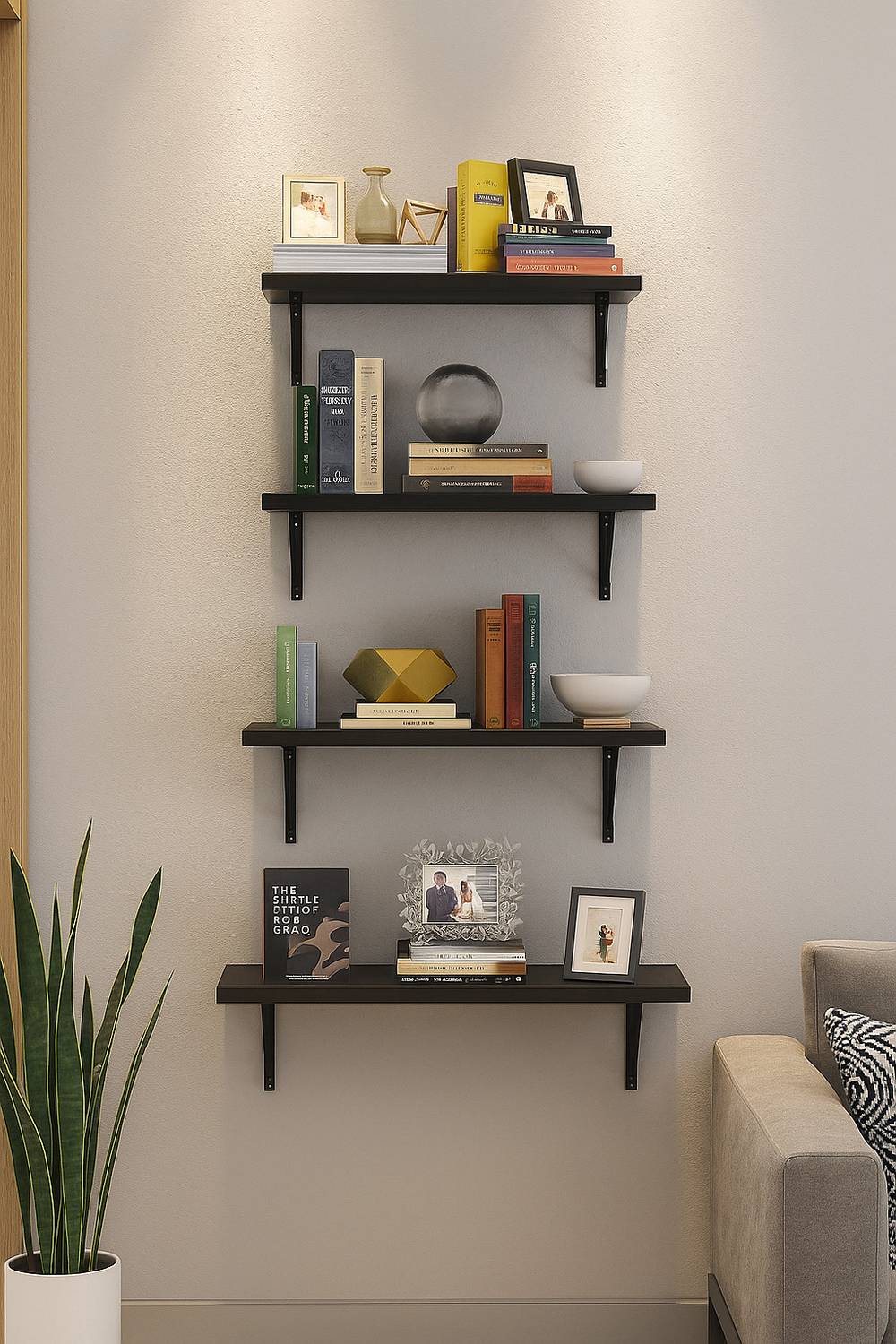 Mighty Home Modern Wall-Mounted Organizer for Home & Office 12x5