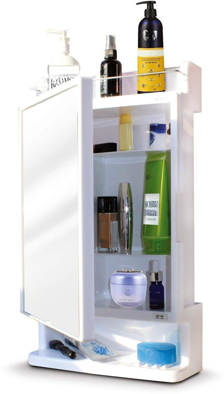 Image of LUPPRA Space-Saving Wall Cabinet with Mirro Bathroom Mirror