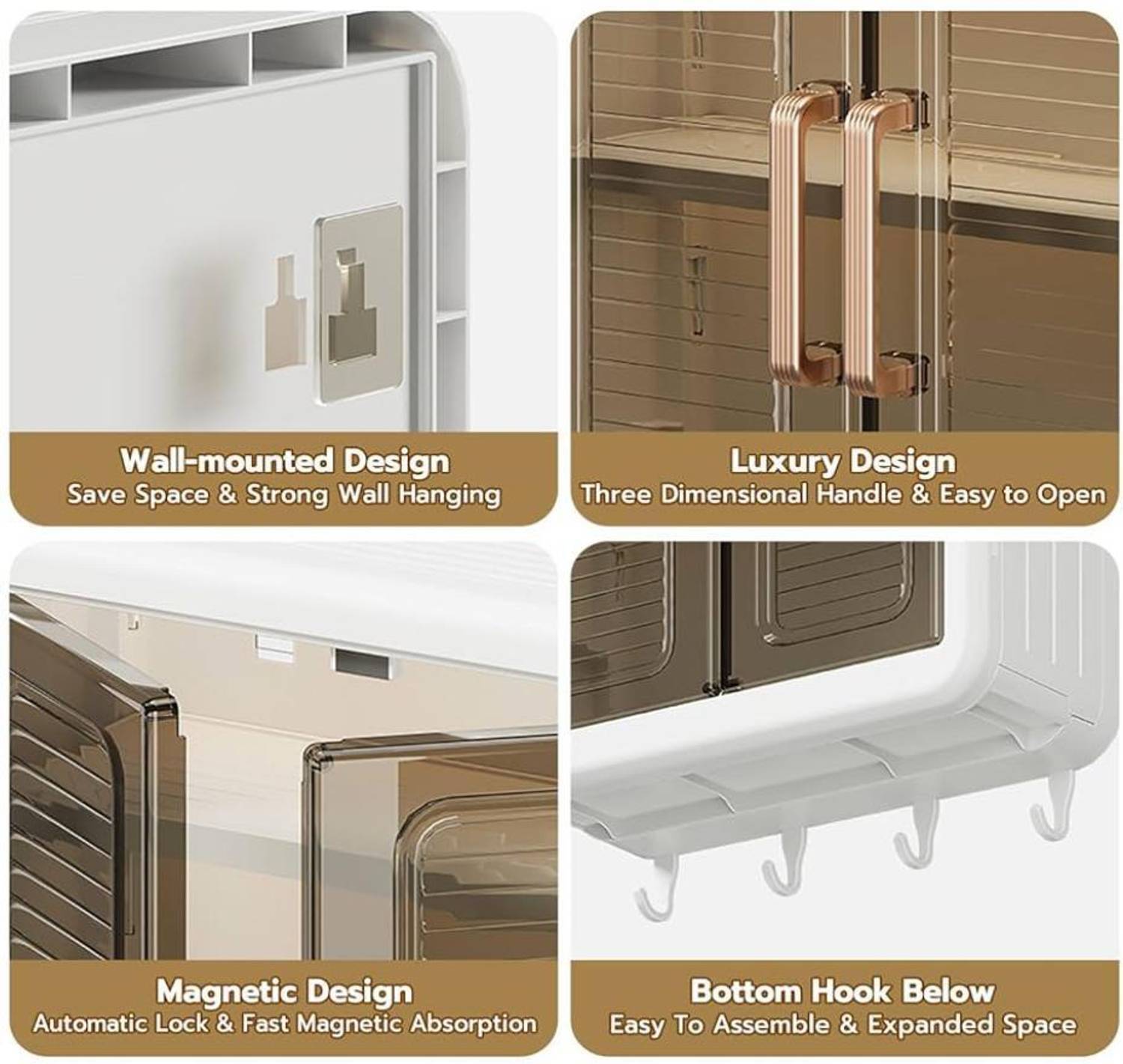 HAVEU Wall Mounted ESKIA Bathroom Cabinet - Image 4