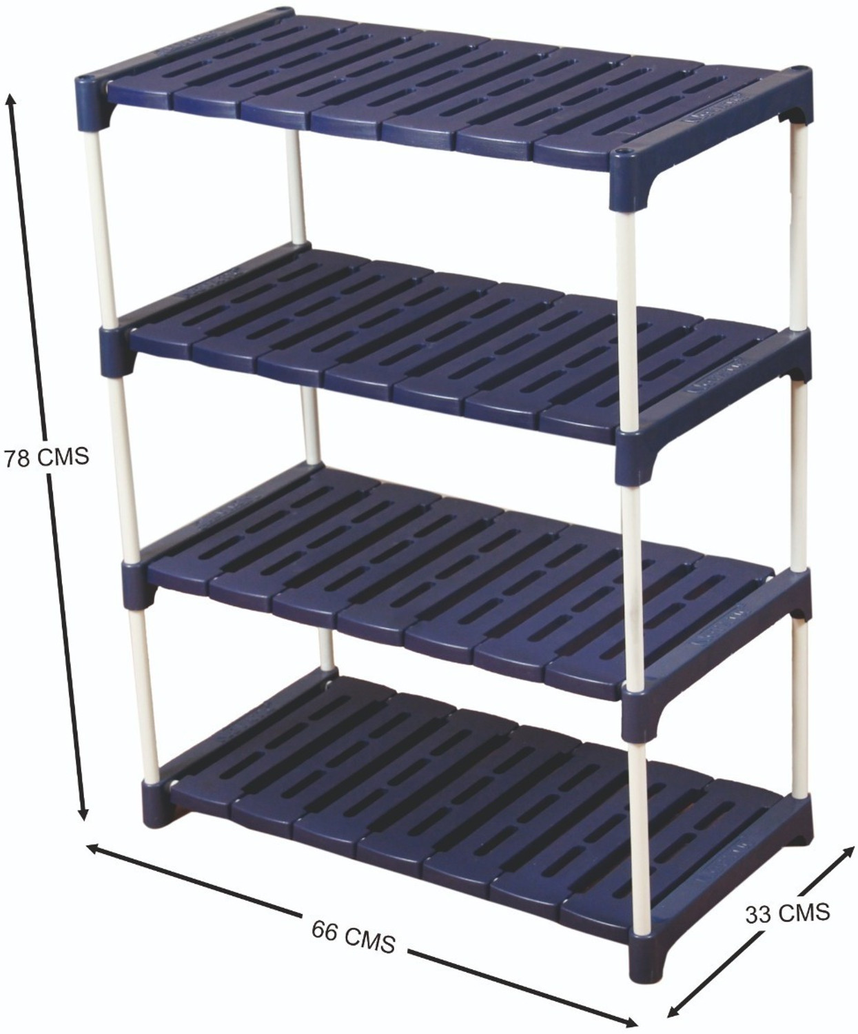 Image of Novatic 6-Tier With Wheel Multi- Kitchen Storage Rack, Book Stand, Floating Wall Shelves Iron Wall Shelf