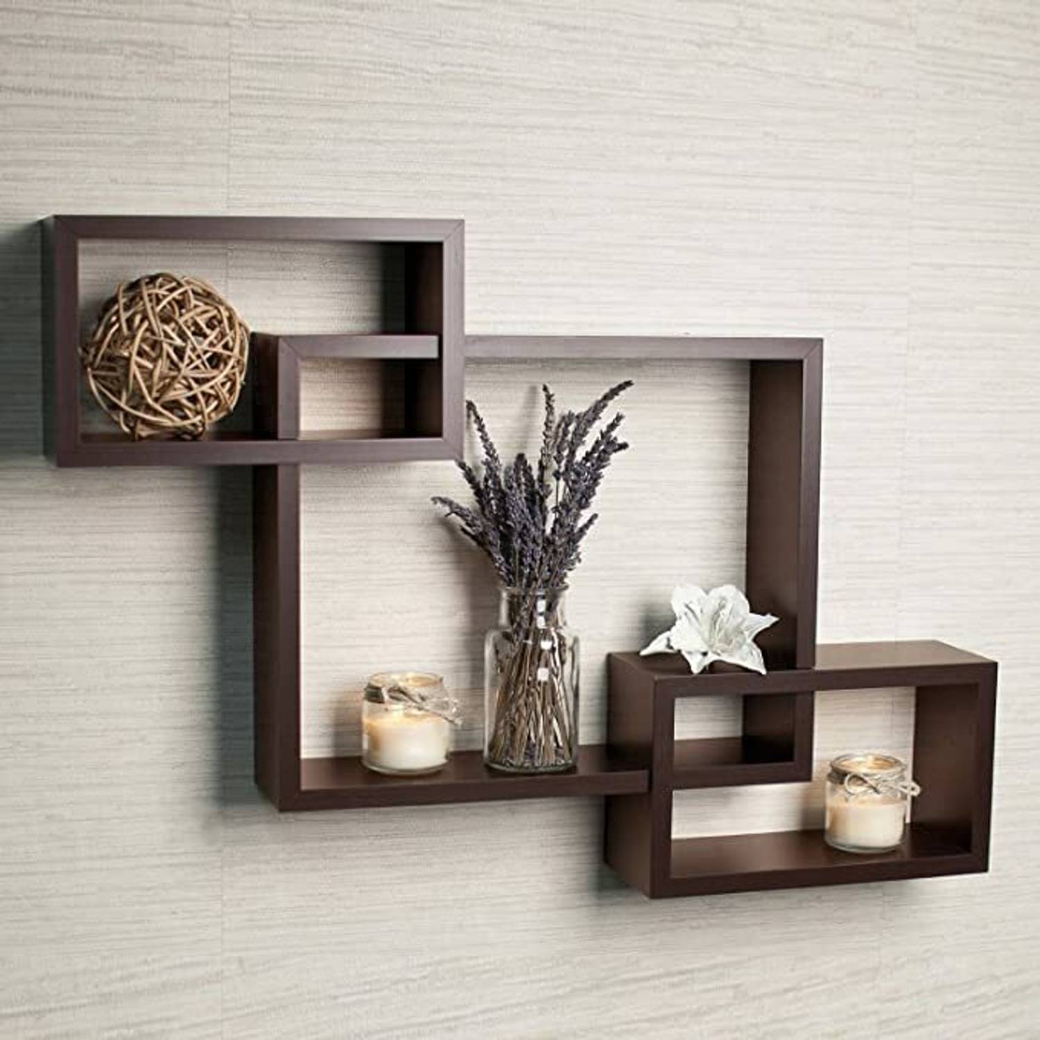 CraftInWood Living Room Floating Shelf Home D cor Wall Mounted Bo