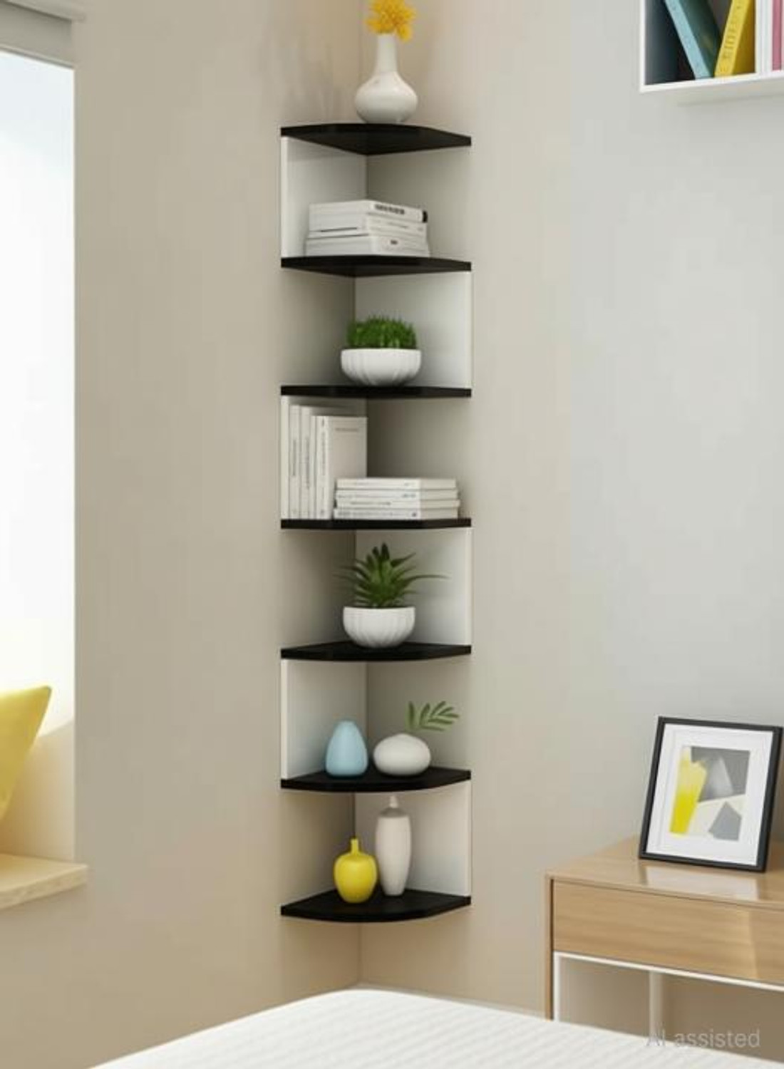 Image of saw ZIGZAG MDF (Medium Density Fiber) Wall Shelf