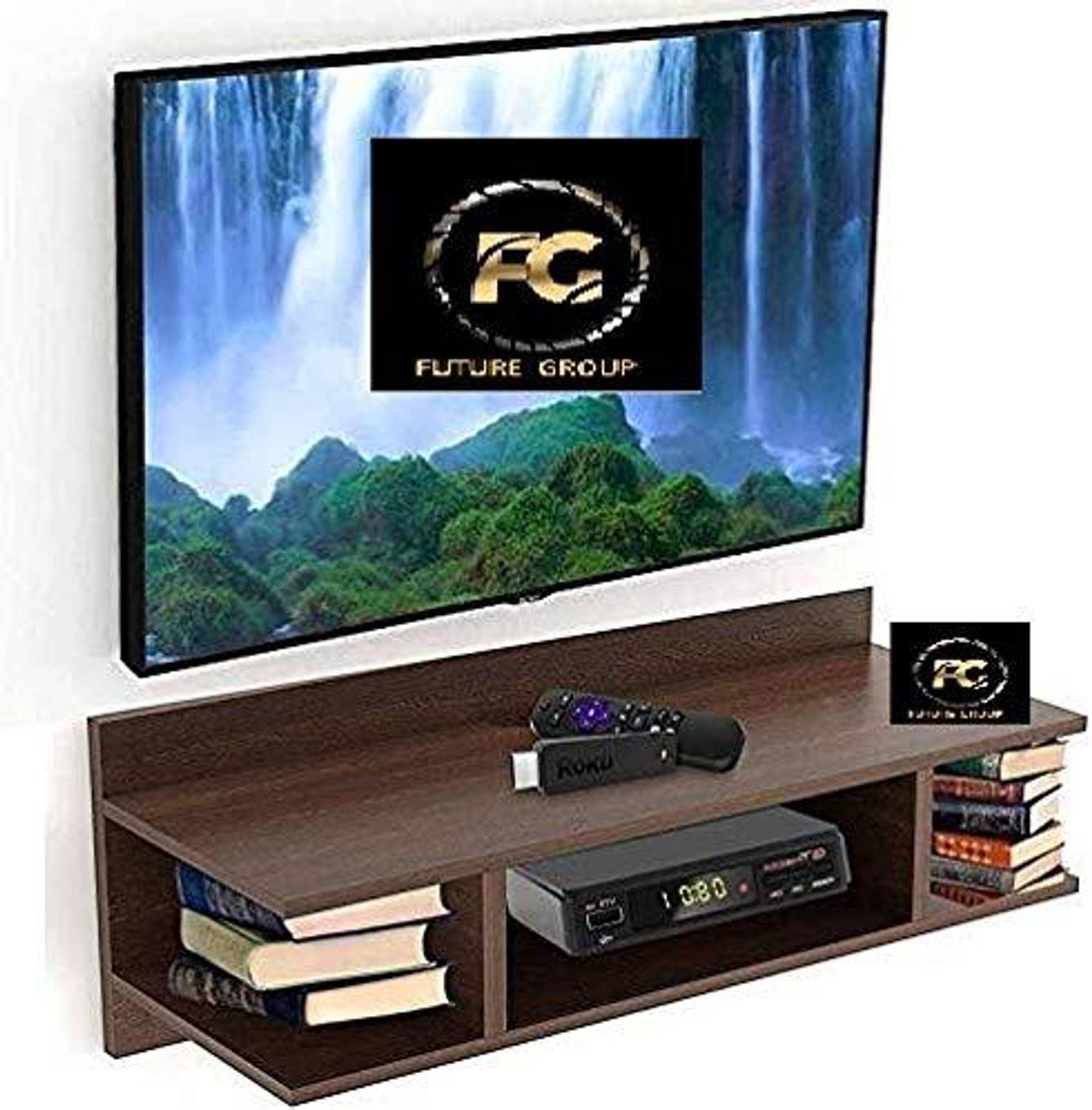 ShaizRArt Set Top Box Holder Wall Mount Setup Box Stand Wall Shel