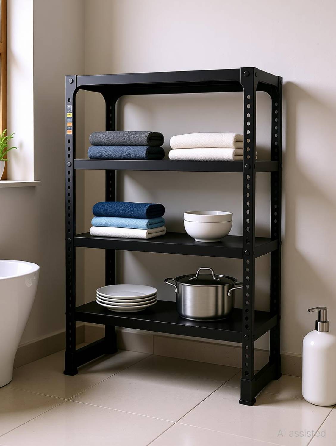 1/f SPACE IRONBOARD 防錆コーティングS・Lセット FIDVI FERRO Multipurpose CRC Sheet Slotted Angle Rack 09X23X30