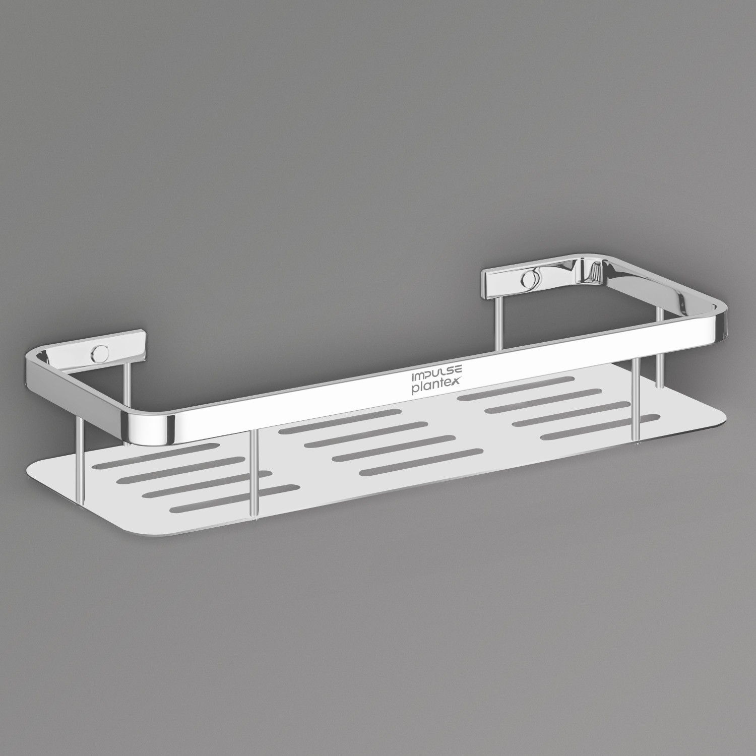 Image of Impulse by Plantex 304 Grade Bathroom Shelf for Wall Kitchen Bathroom and Rack (15X5 Inches ) Stainless Steel Wall Shelf