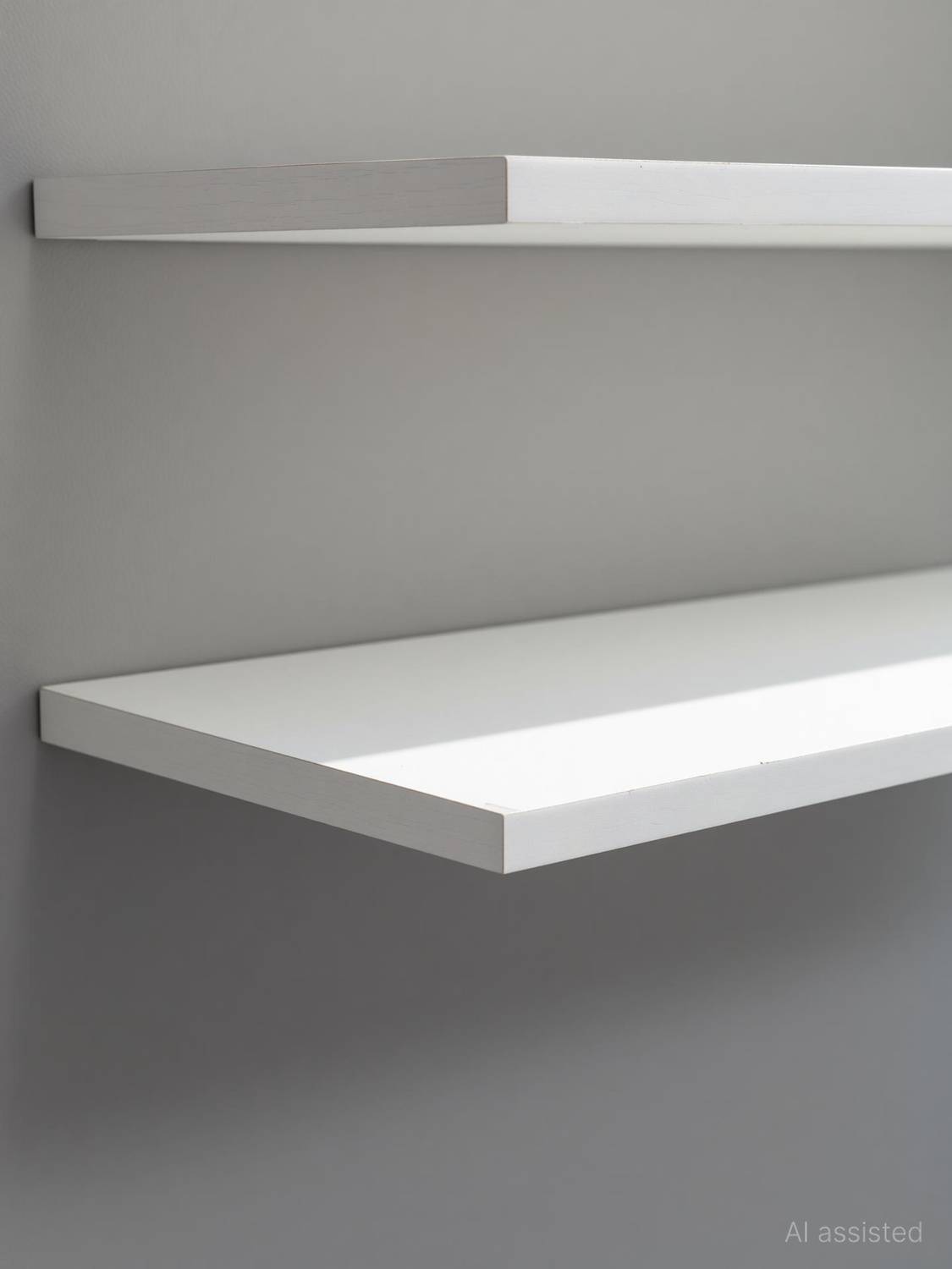 SOKHI Wooden Wall Shelf White - Image 3