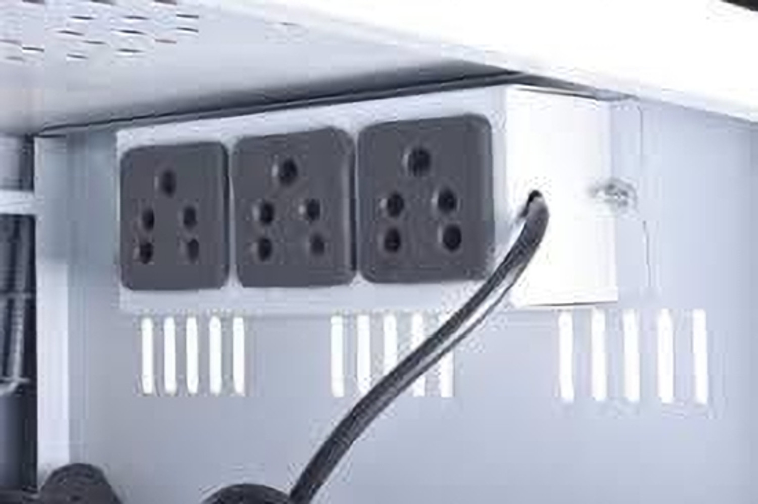 Image of YASHVI CCTV Cabinet Box /DVR Rack Wall Mount with Lock /Server Rack with Power Socket Iron Wall Shelf
