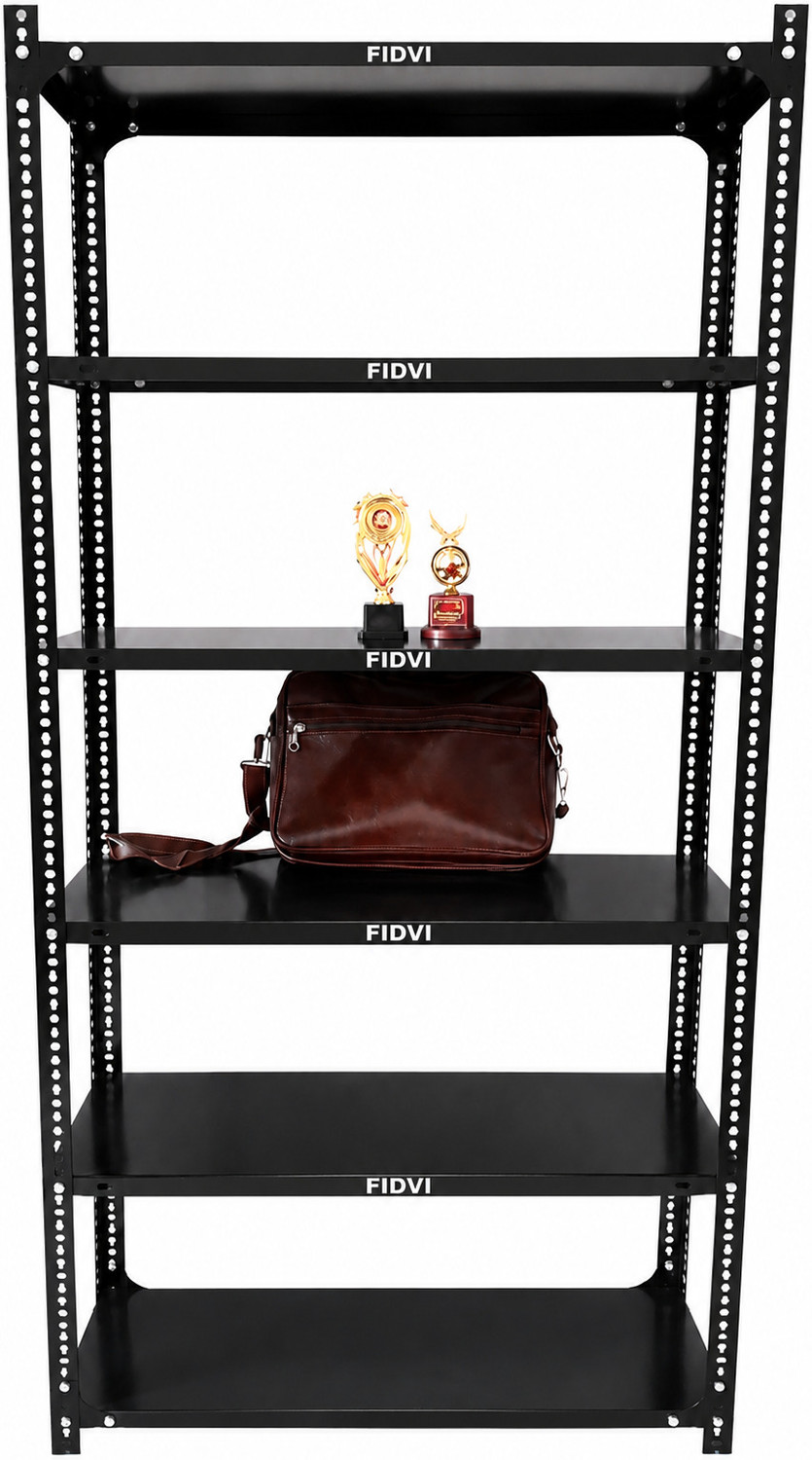 Image of FIDVI Iron Rack Metal Shelves Storage Shop Rack Luggage Powder Coated 12 inchWx35 inchLx72 inchH Iron Wall Shelf