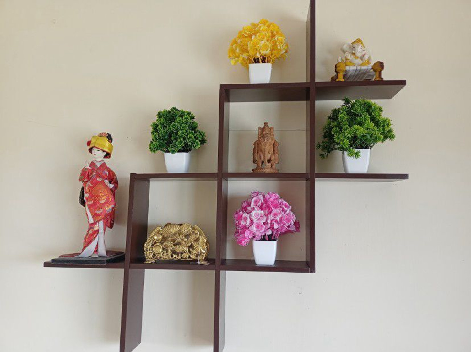 Image of classiconline New Shelves Book Shelf And Decorative Engineered Wood Open Book Shelf