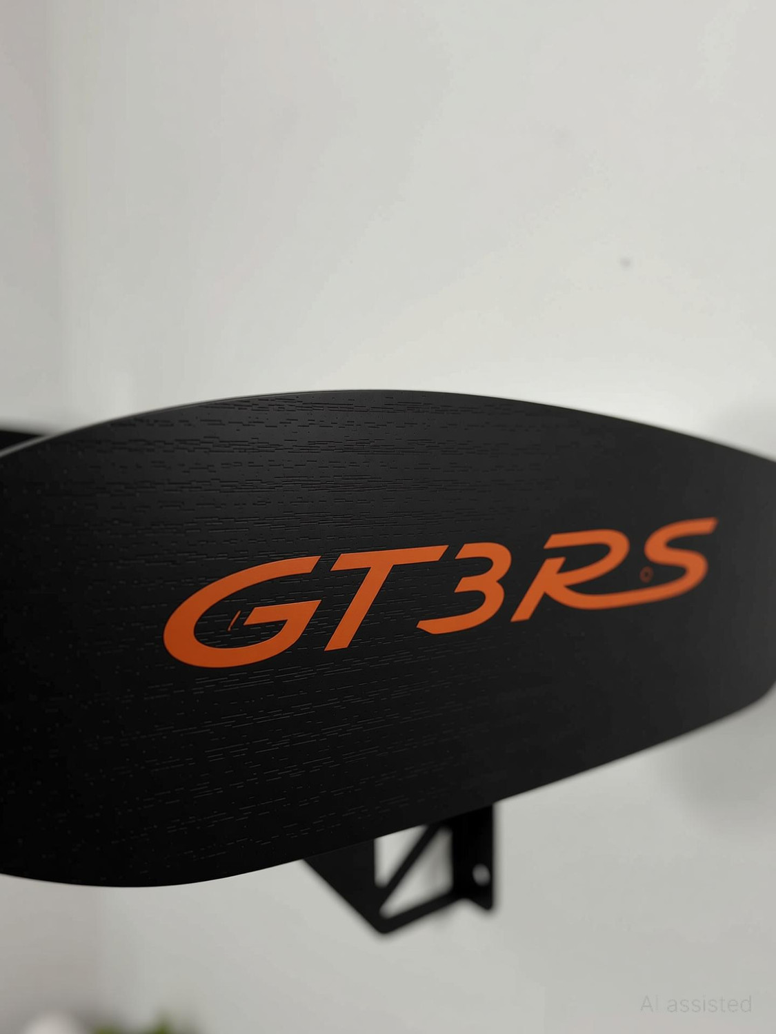 Image of bestfocraft GT3 RS Spoiler Shelf - Wall Mounted Car Spoiler Shelf for Home, Office, Garage Wooden Wall Shelf