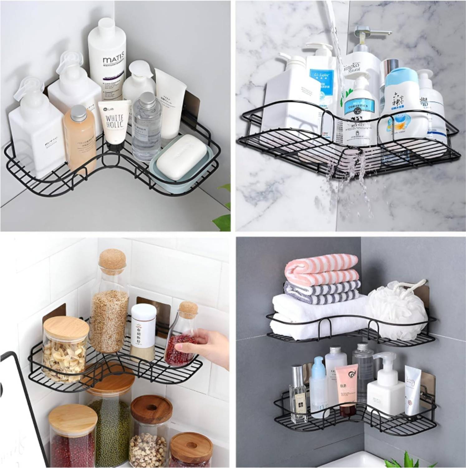ALMORA Bathroom/ Kitchen Corner Rack - Image 5