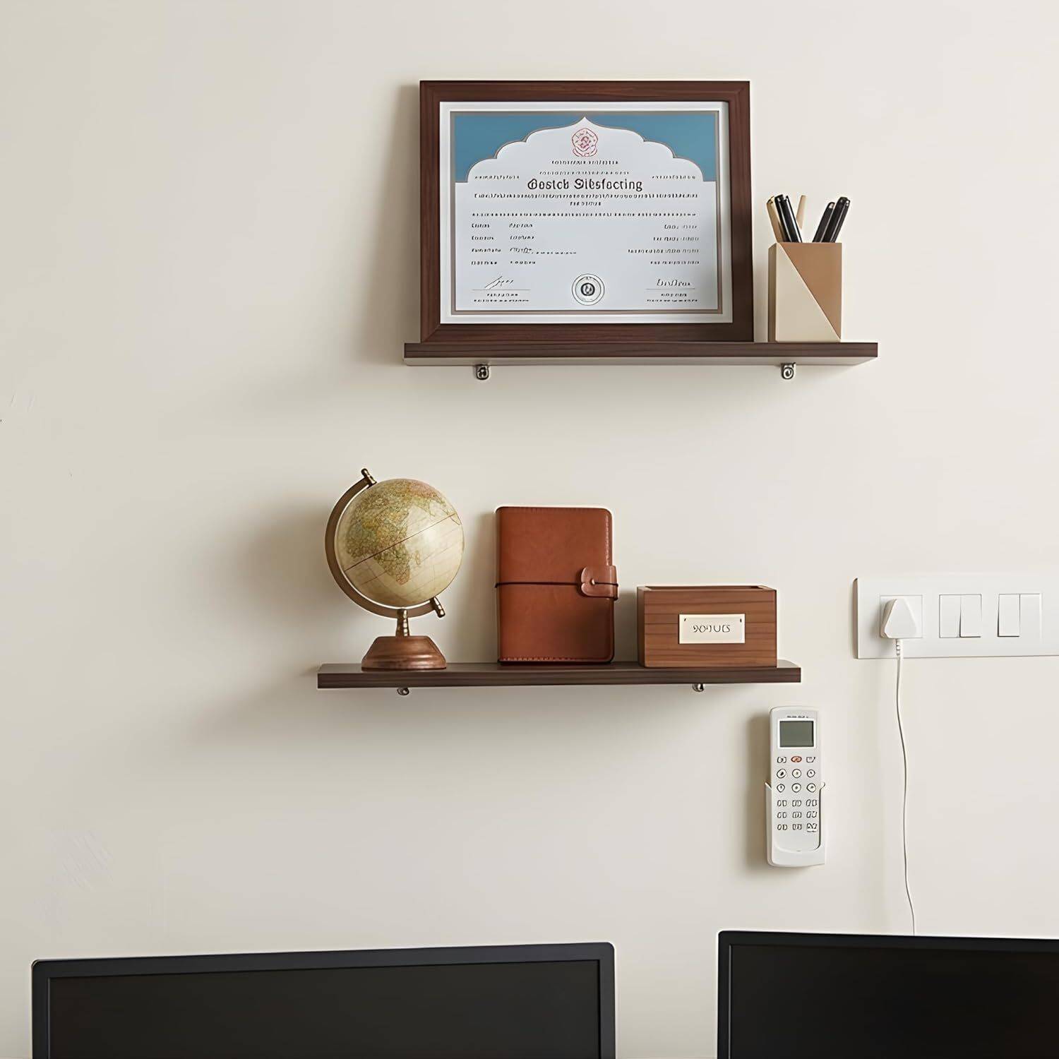 Hawari MDF Wooden Wall Shelf - Image 2