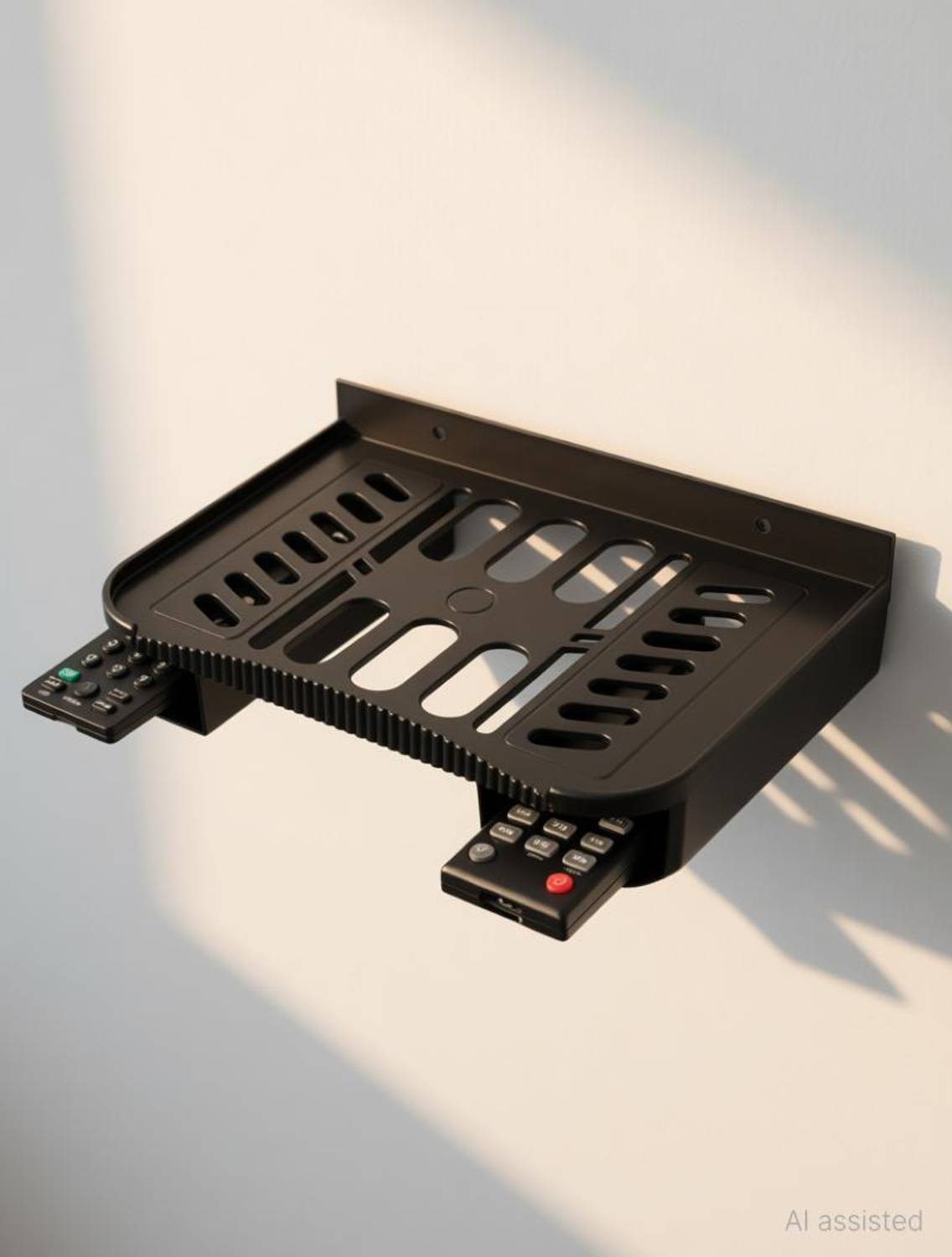 ANTHEM Set Top Box Stand/DTH Stand/WIFI Router Stand/Set Top Box Wall Mount Stand Plastic Wall Shelf