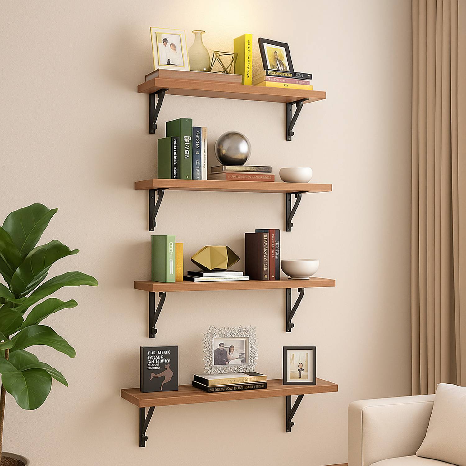 Mighty Home Modern Wall-Mounted Organizer for Home & Office (12x