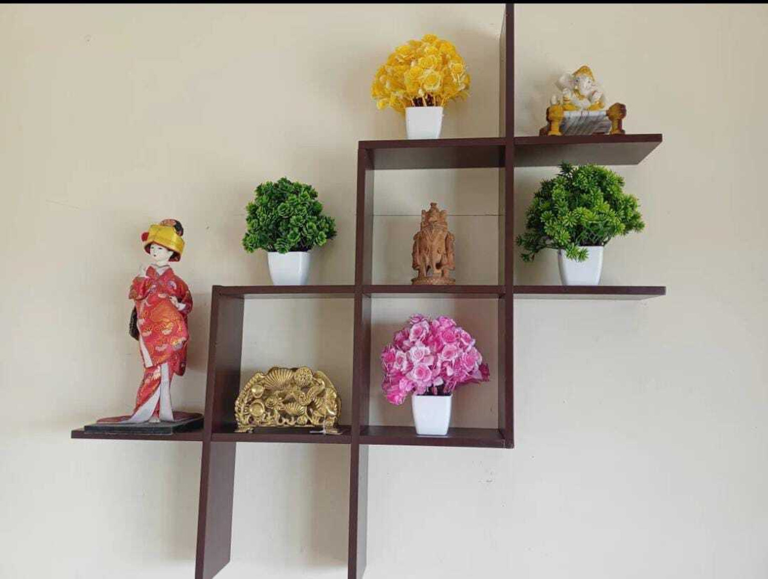Image of DShandicraft NEW PLUS MDF (Medium Density Fiber) Wall Shelf