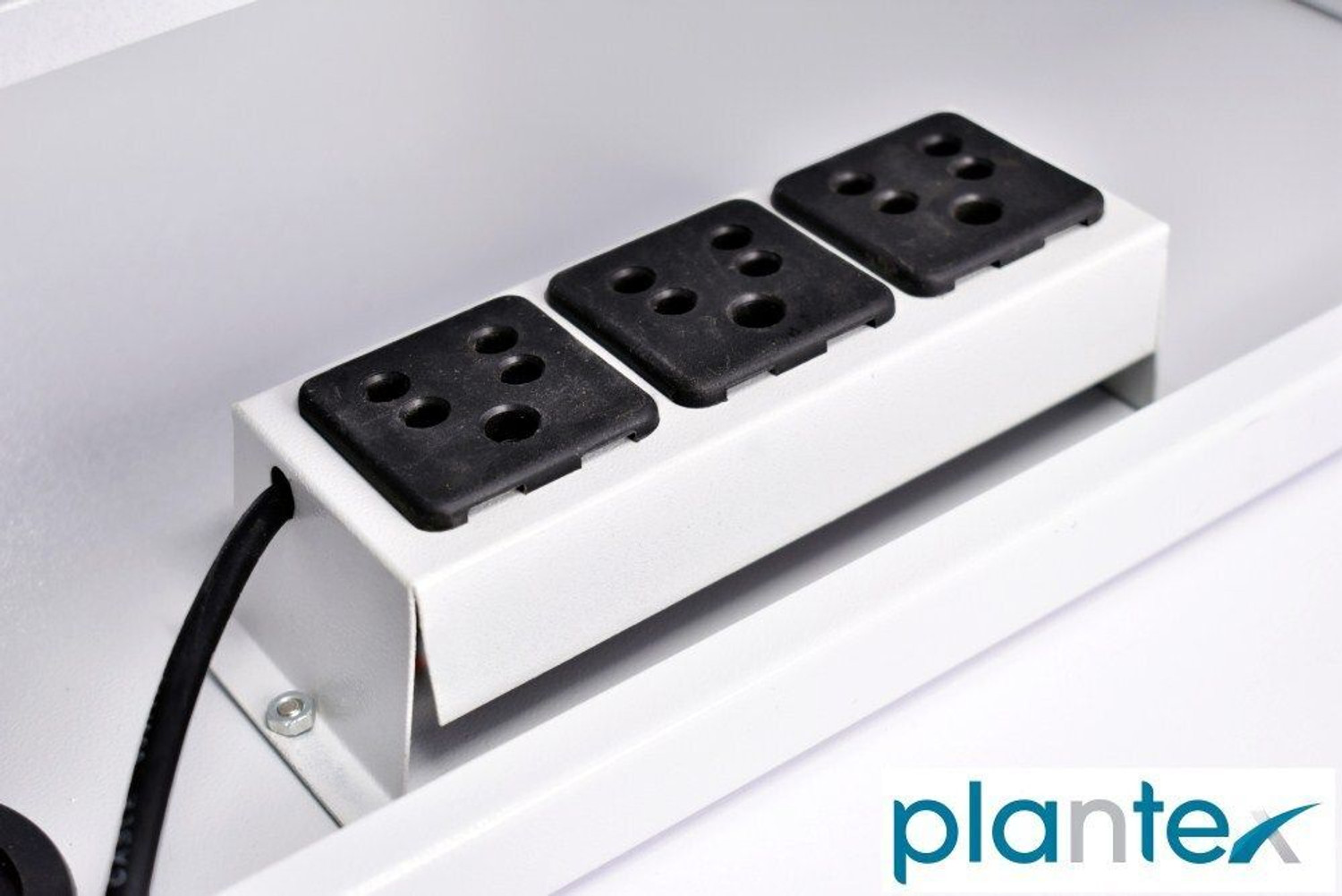 Image of Impulse by Plantex CCTV /DVR /NVR Cabinet Box /Wall Mount with Lock /Server Rack with Power Socket - 3U Iron Wall Shelf