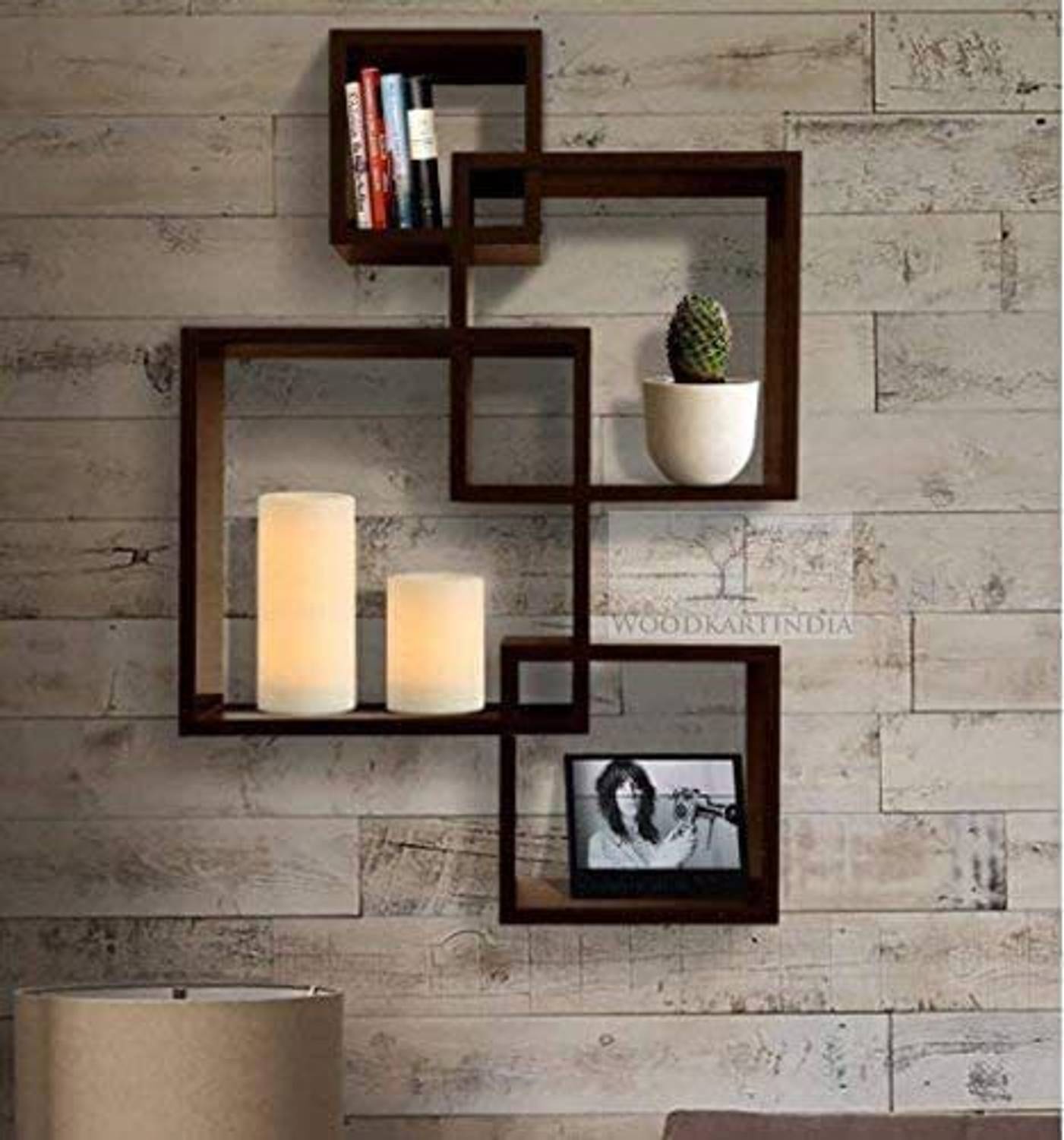 Prosperity Handicraft Wooden Floating Wall Shelves Wooden Wall Sh