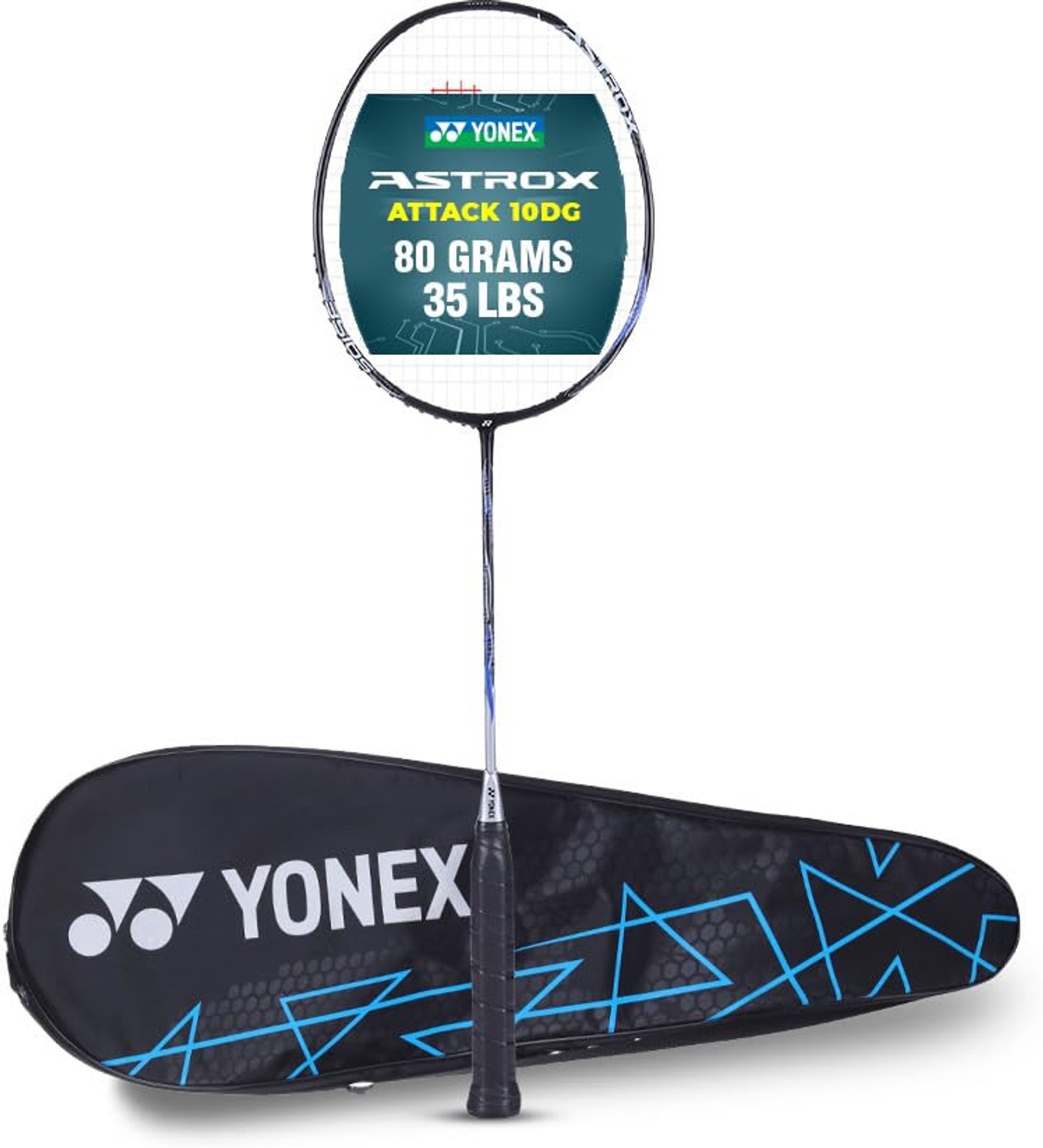 Image of YONEX Astrox Attack 10 DG (SILVER) Silver Strung Badminton Racquet
