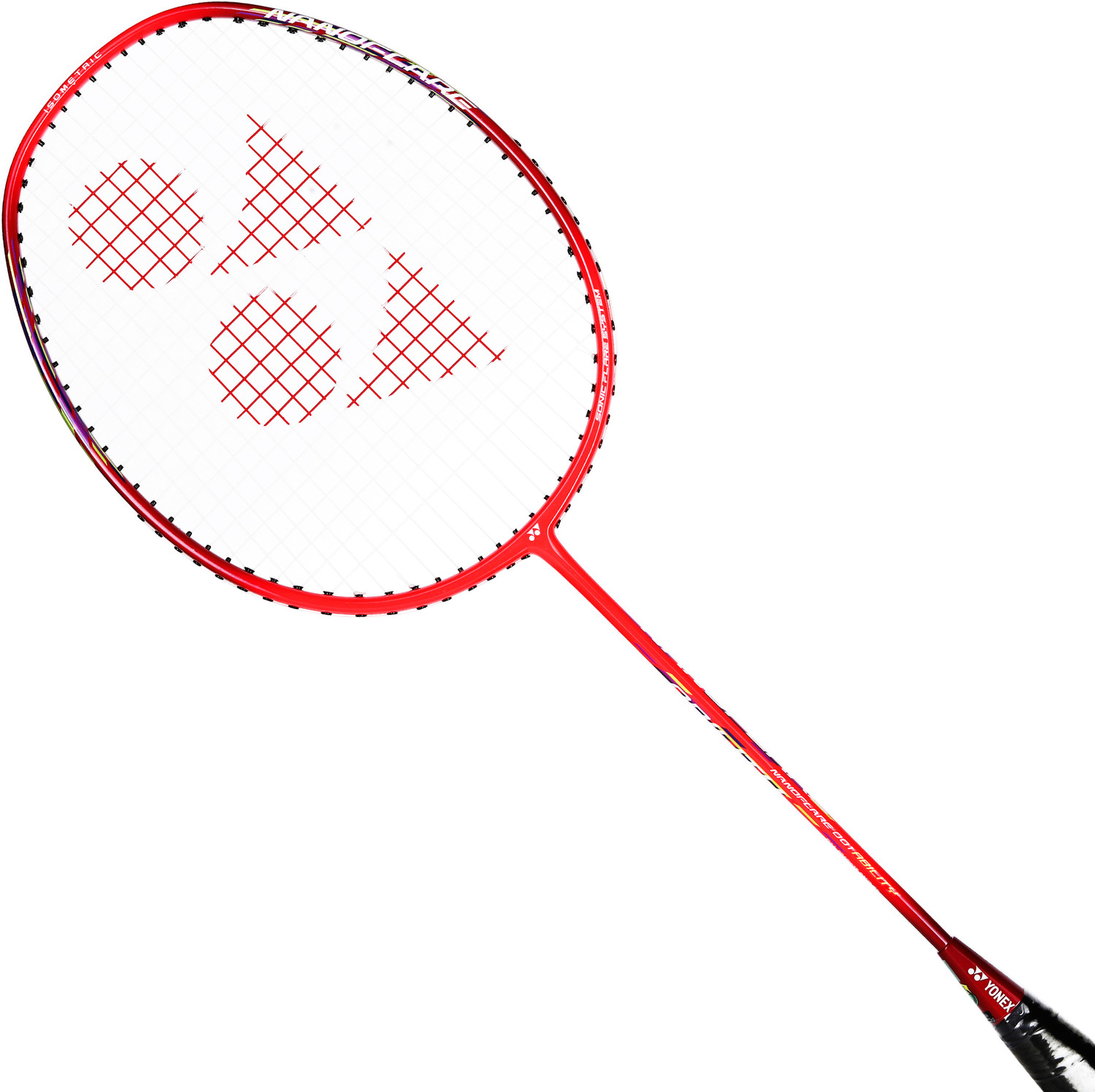 Image of YONEX Nanflare 001A Red Strung Badminton Racquet