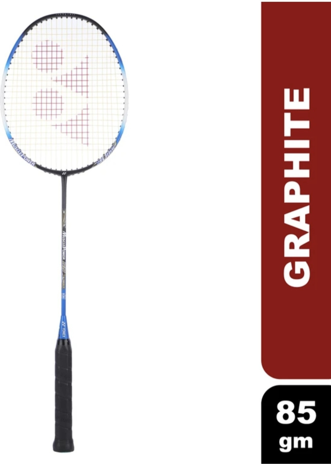 Image of YONEX MUSCLE POWER 22 LIGHT 4U 30LBS 85GM Black Unstrung Badminton Racquet