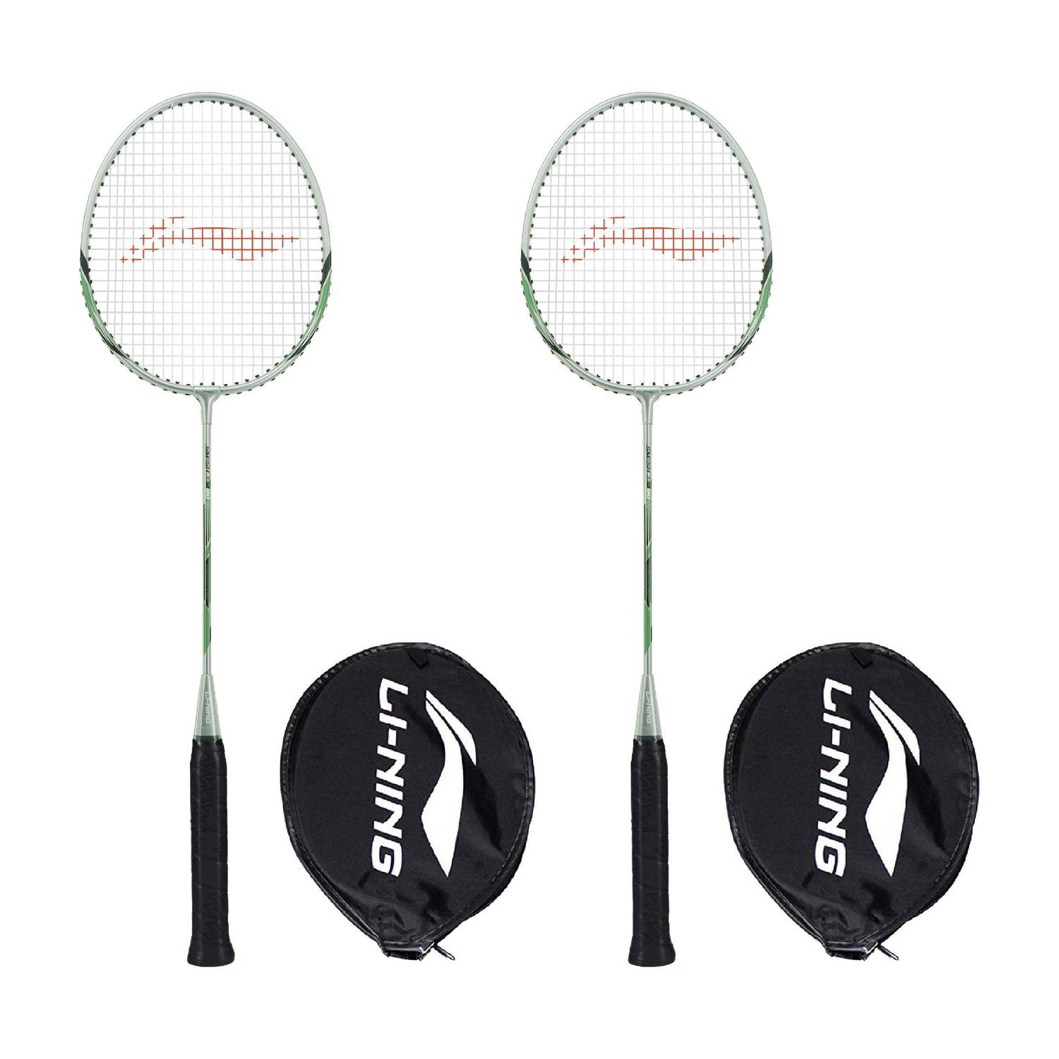 LI-NING XP-80-IV Grey, Blue Badminton Racquet - Image 1