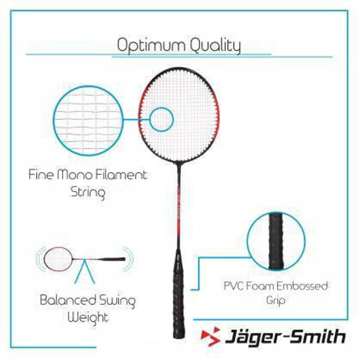 Image of house of common badmintion racket set of 2 one road Multicolor Strung Badminton Racquet