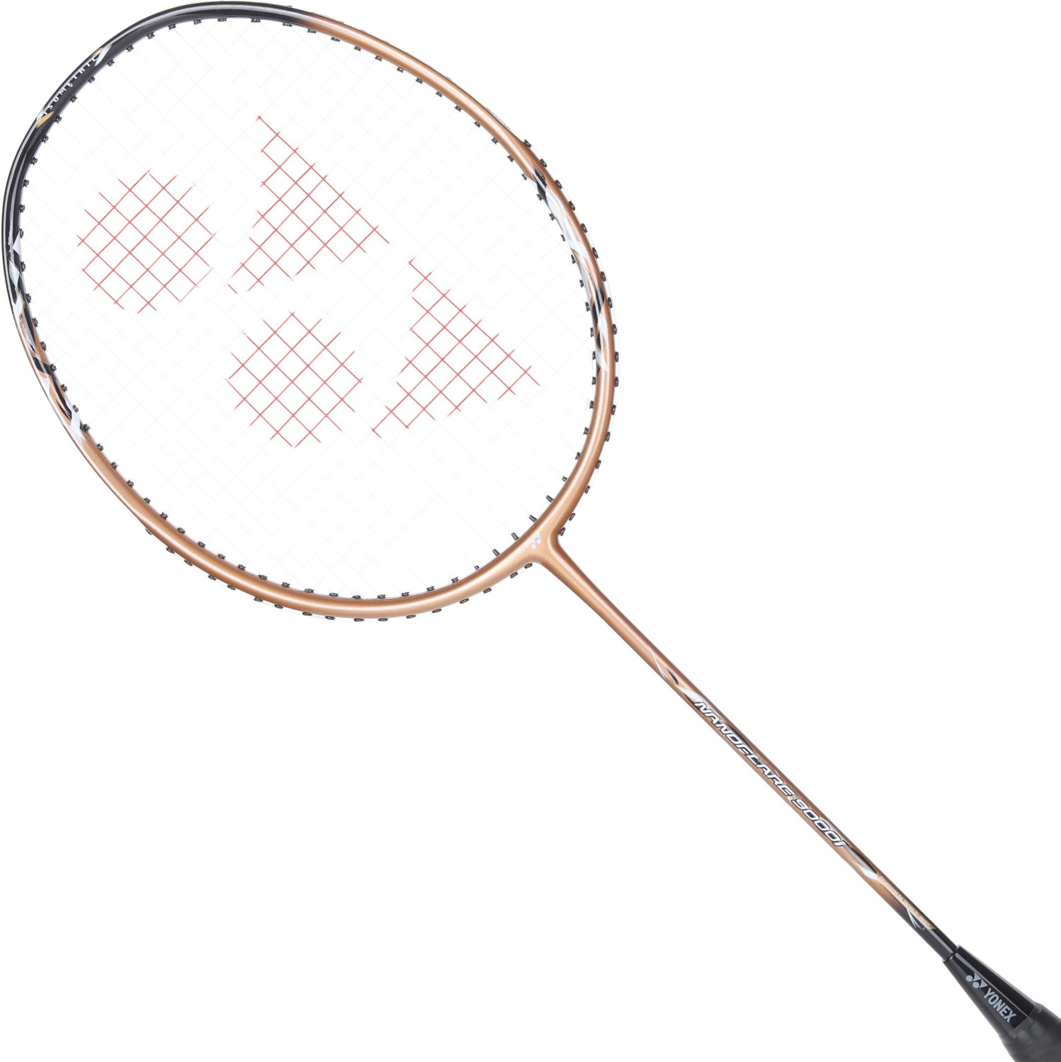 Image of YONEX NANOFLARE 9000i Gold, Black Strung Badminton Racquet