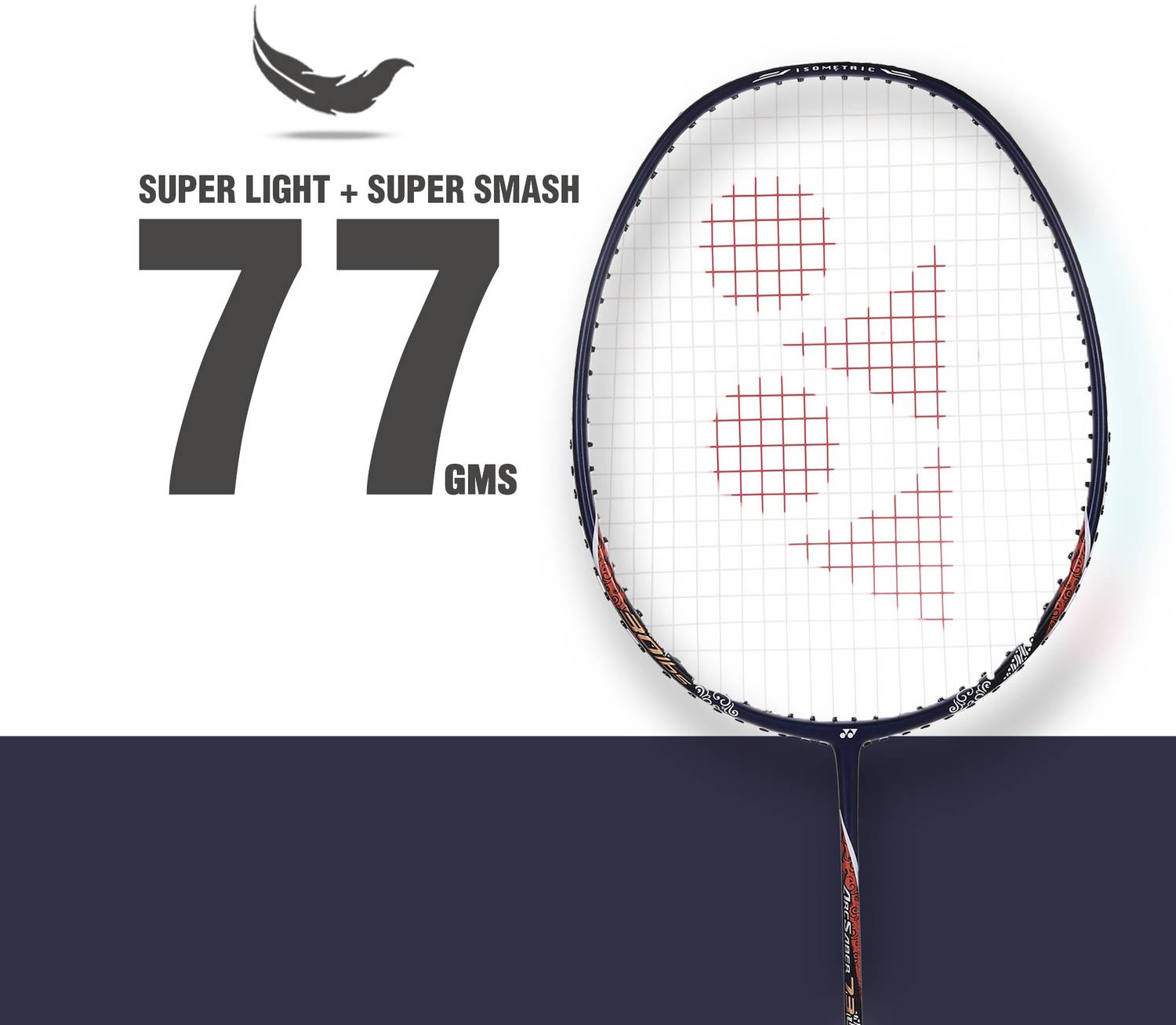 YONEX Arcsaber 73 Light Blue Badminton Racquet - Image 4
