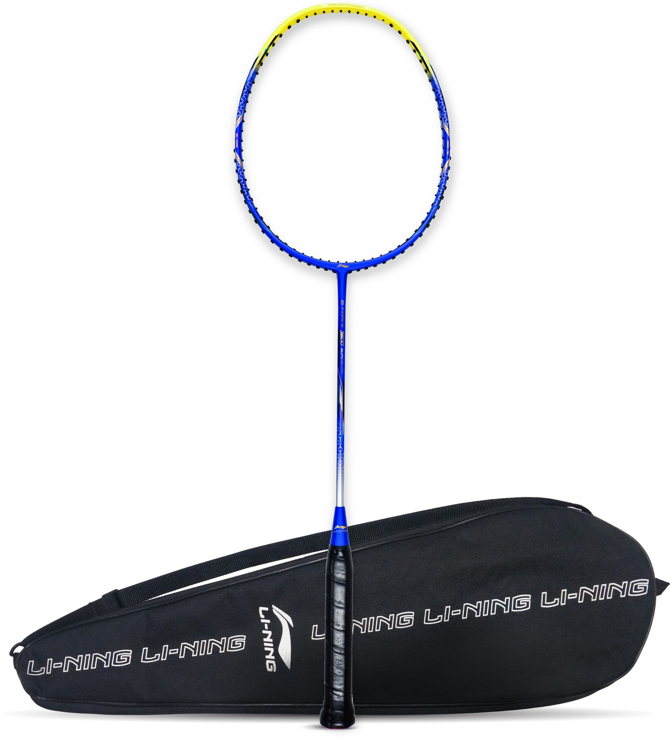 Image of LI-NING G-Force 3600 Superlite Blue, Yellow Unstrung Badminton Racquet