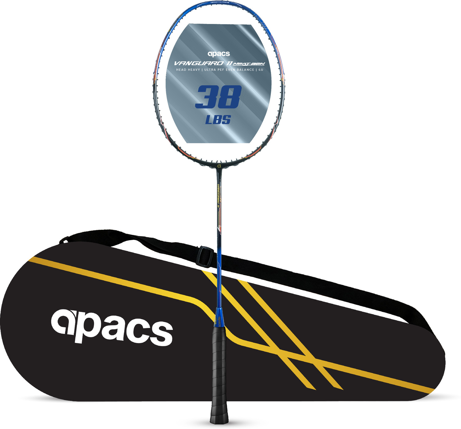 Image of apacs Vanguard 11 Next Gen Multicolor Unstrung Badminton Racquet