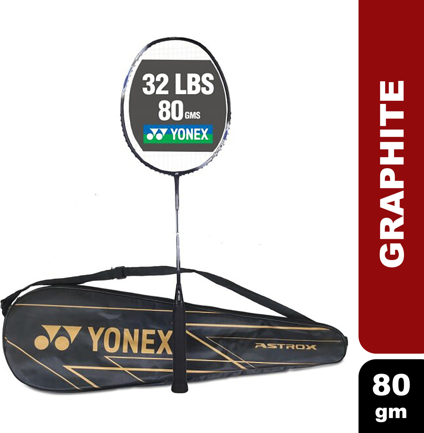 Image of YONEX Astrox Attack 9 Black Strung Badminton Racquet