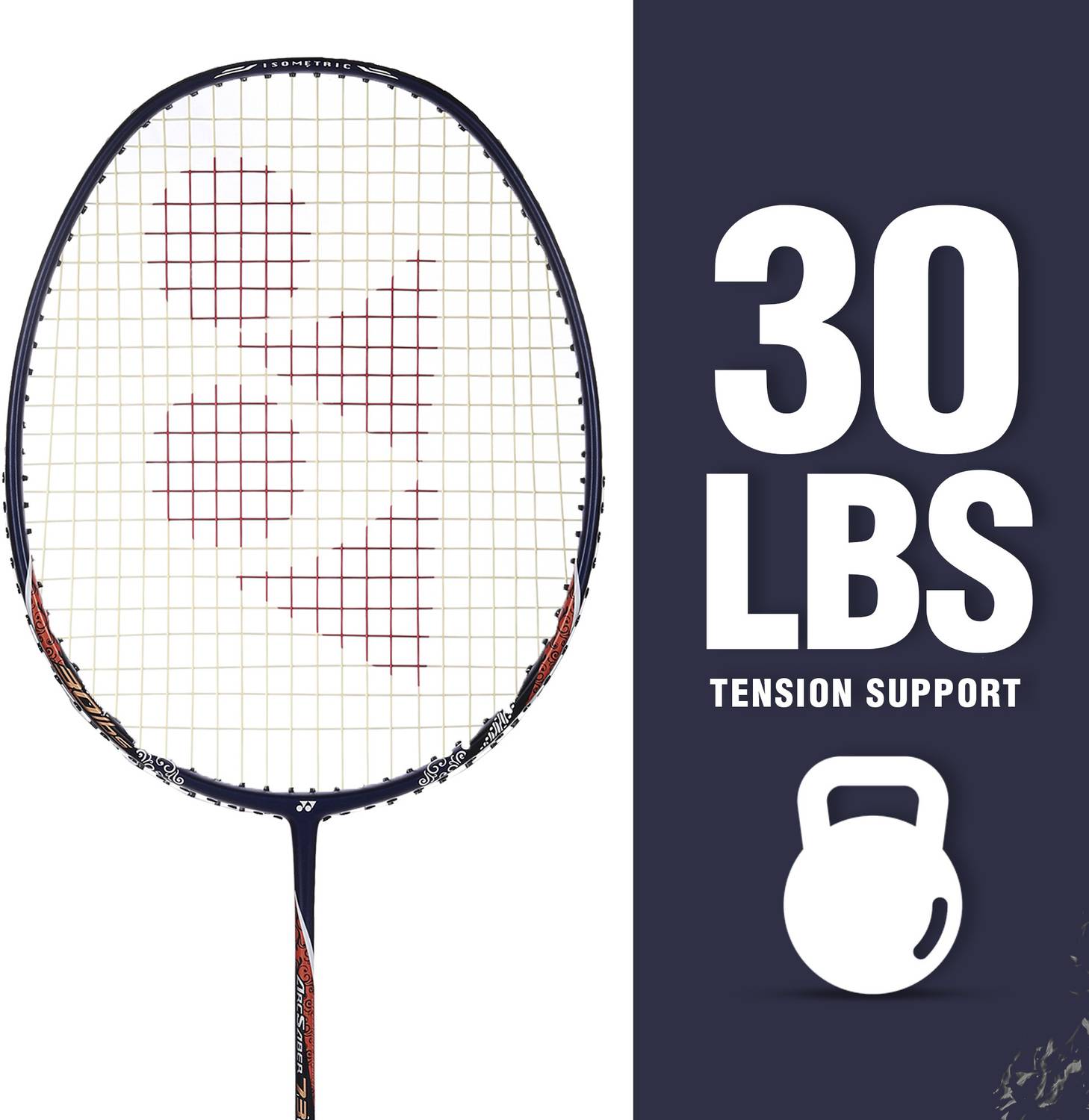 YONEX Arcsaber 73 Light Blue Badminton Racquet - Image 3