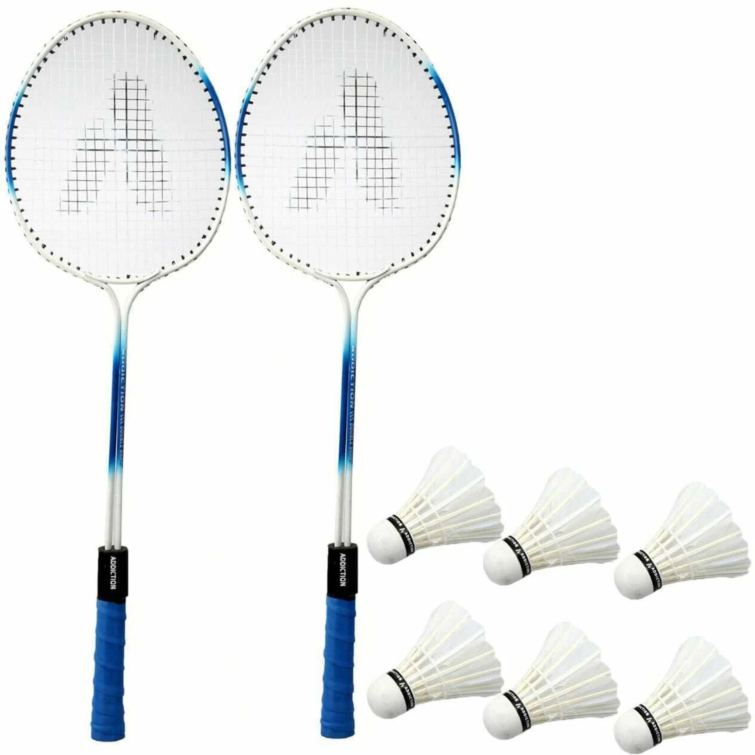Image of ABG Badminton racket set of 2 Multicolor Strung Badminton Racquet