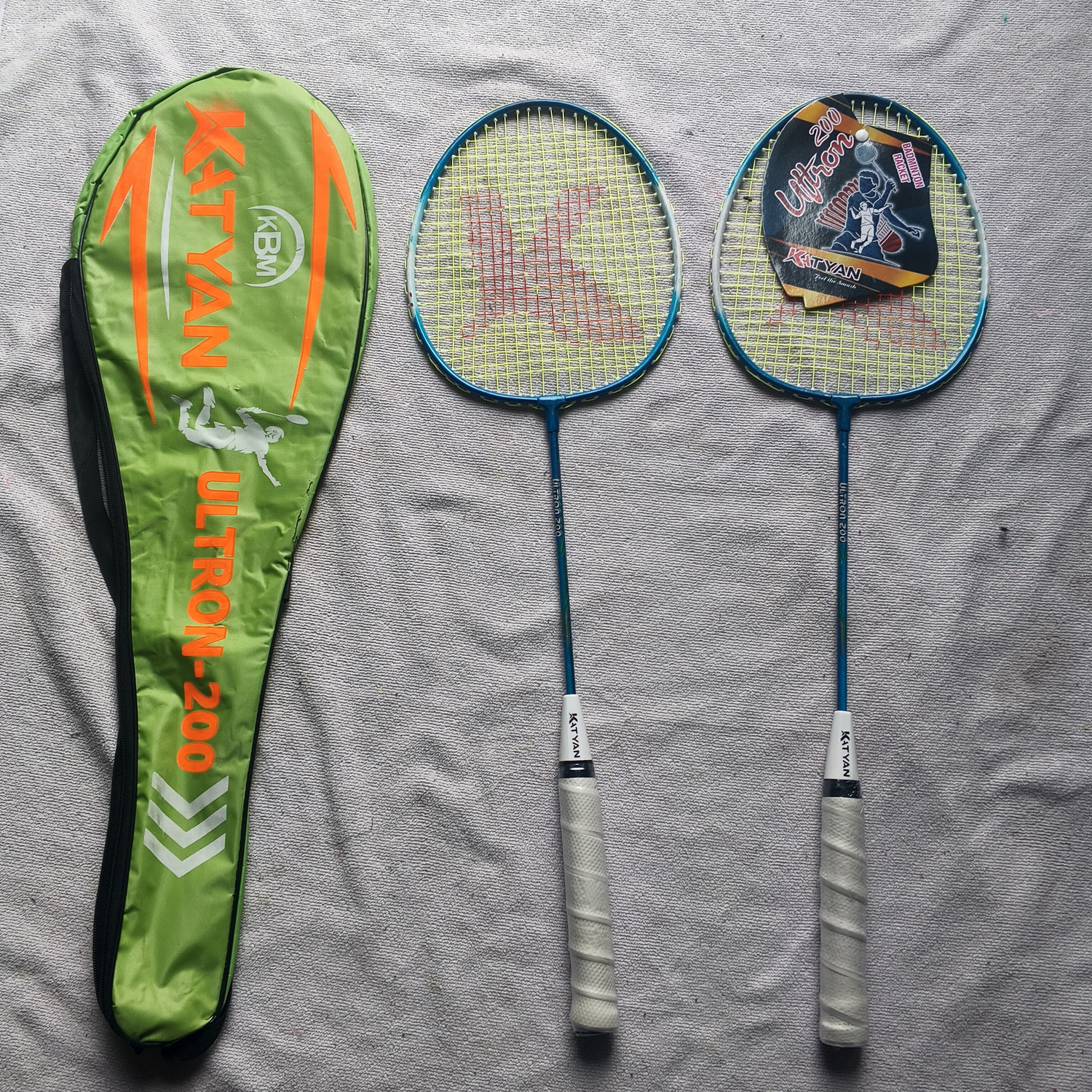 Image of Zunaira sports ULTRON -200 premium Badminton Racquet (Pack of 2) Multicolor Strung Badminton Racquet
