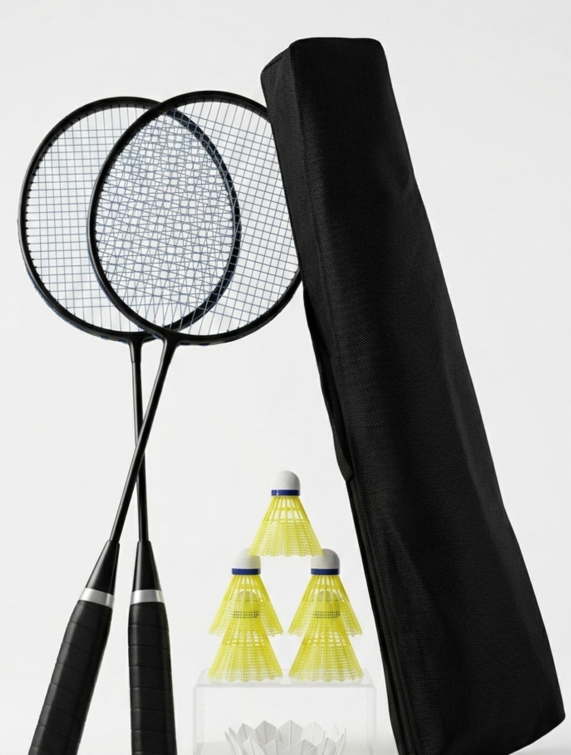 Image of Shibrom goods Carbon Graphite Pro Black Strung Badminton Racquet