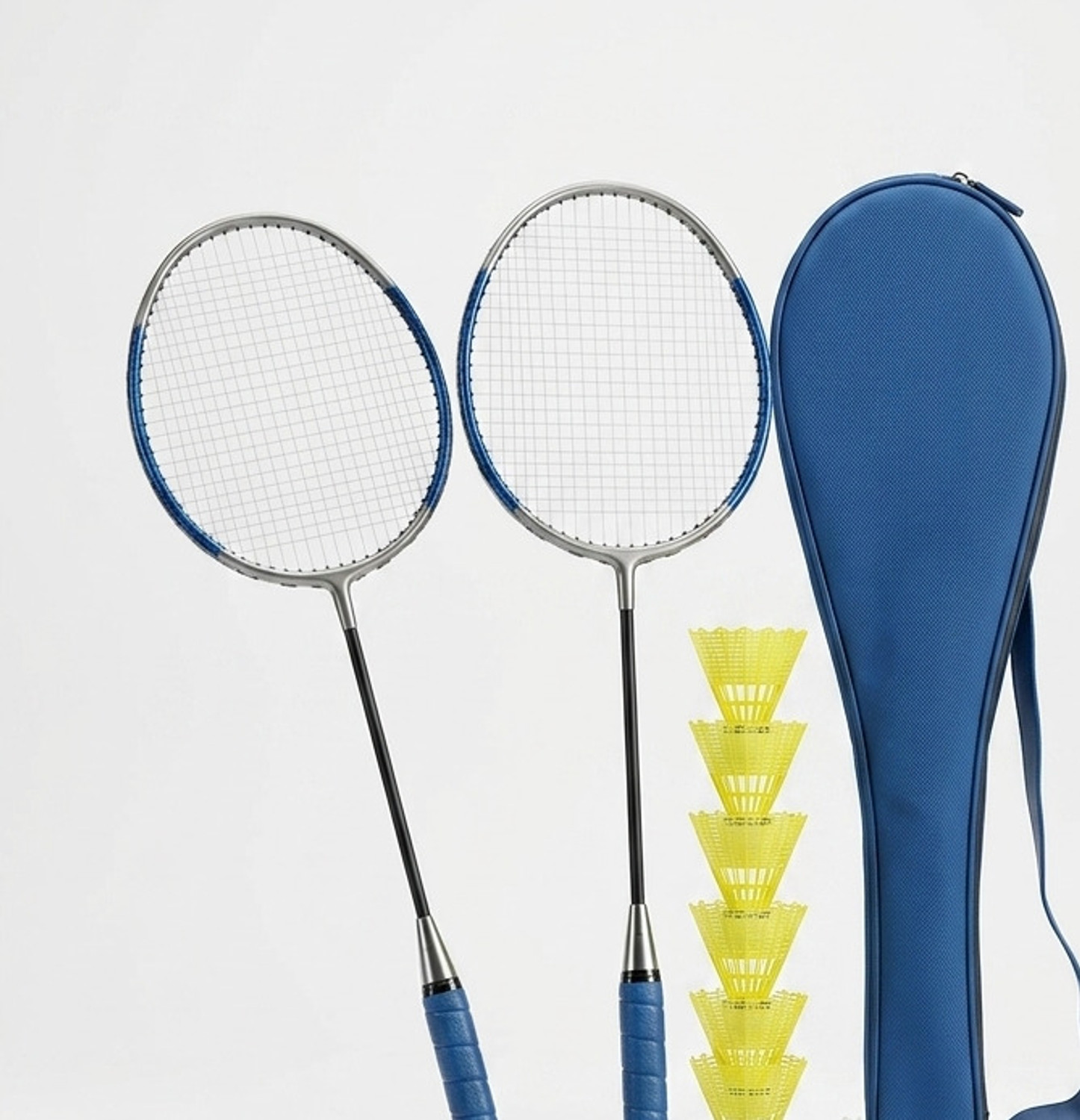 Image of Shibrom aurax SH 861978 Blue Strung Badminton Racquet