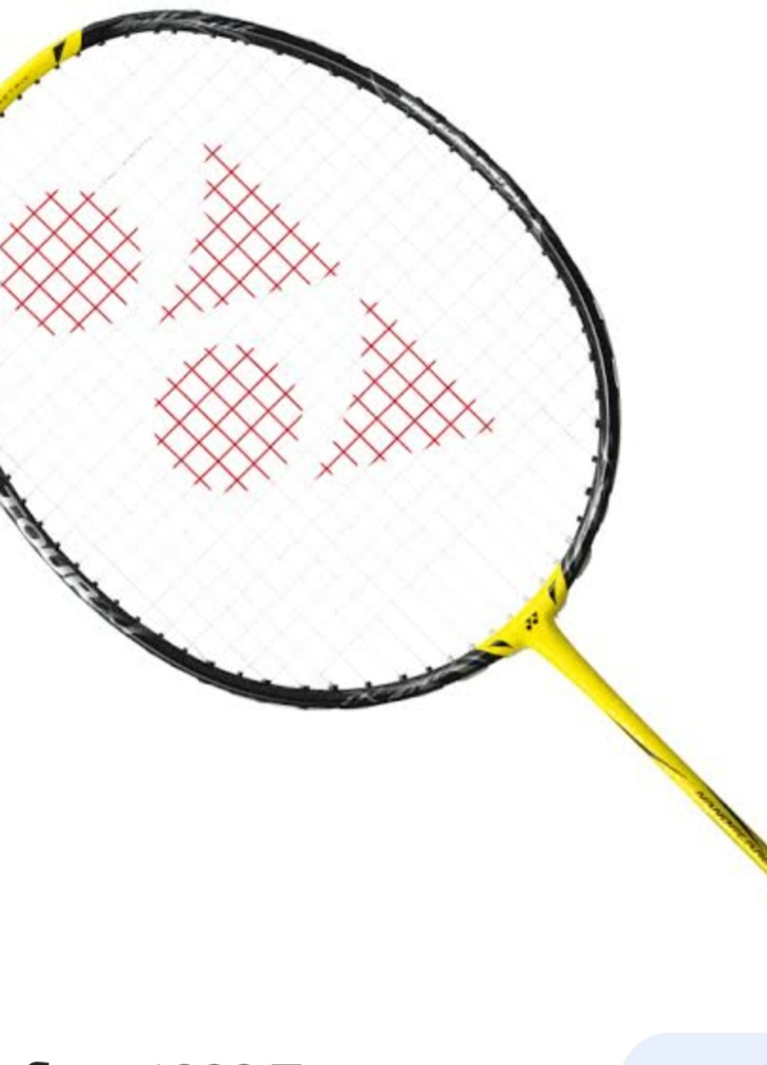 Image of YONEX NANOFLARE 1000 Tour 4U /G5 Yellow, Black Strung Badminton Racquet