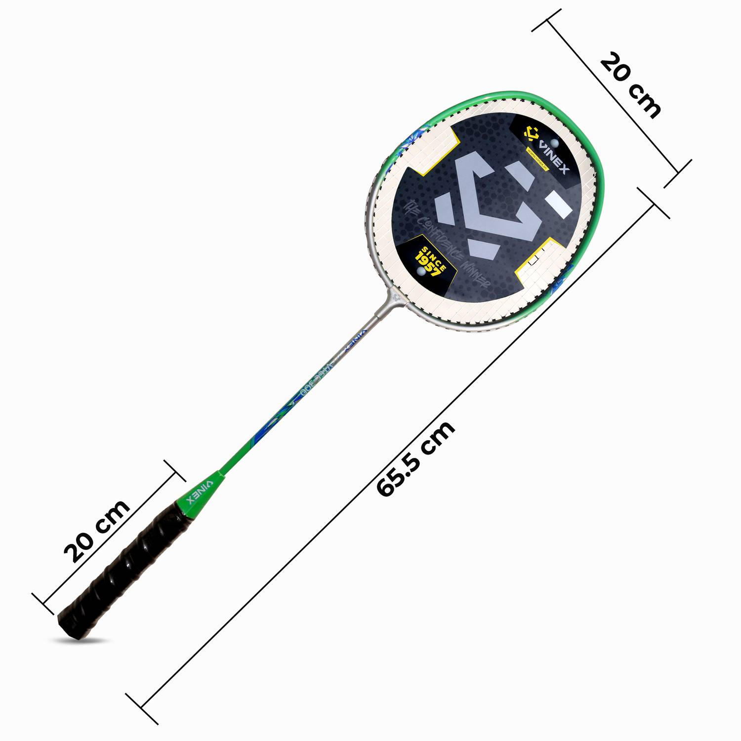 VINEX Vtec 300 Badminton Racquet - Lightweight Aluminium Head VINEX Vtec 300 Badminton Racquet - Lightweight Aluminium Head