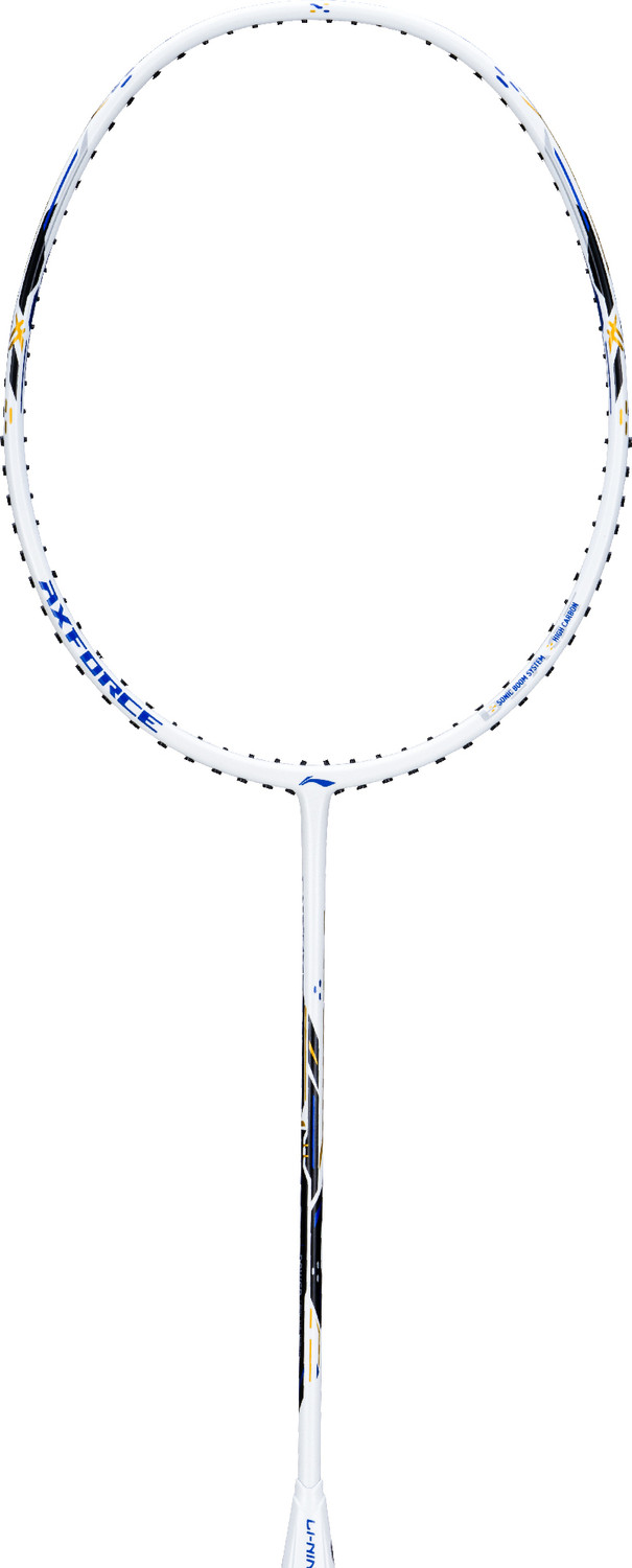 Image of LI-NING AXFORCE BLAST (4U) White, Blue Unstrung Badminton Racquet