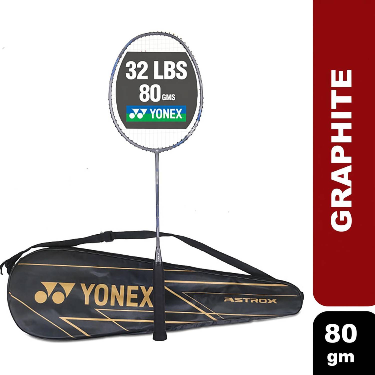 YONEX Astrox Attack 9 Grey Strung Badminton Racquet