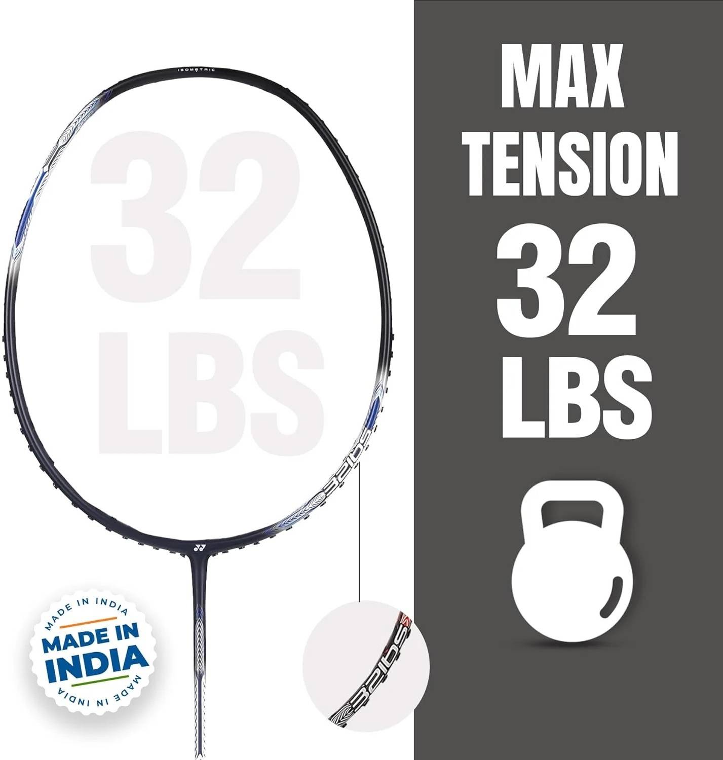 YONEX Astrox Attack 9 Black Badminton Racquet - Image 3