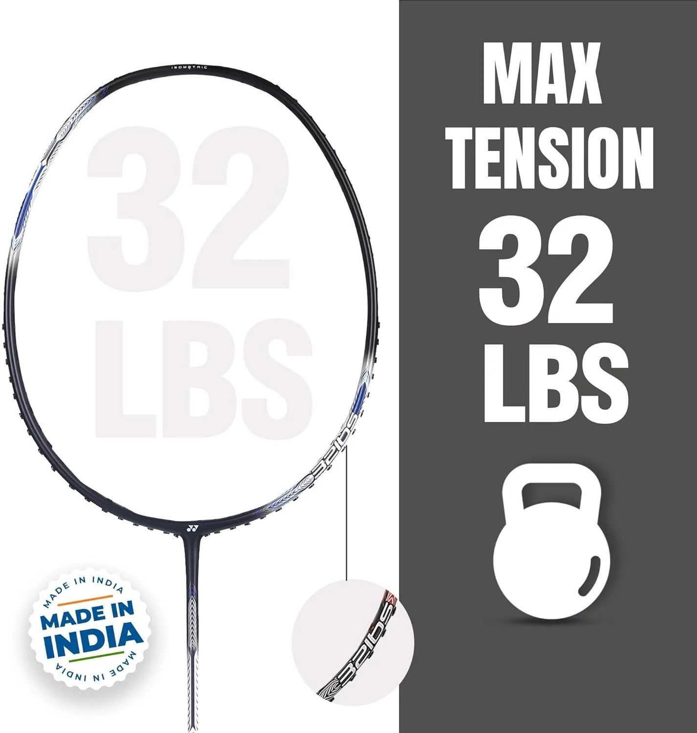 Image of YONEX Astrox Attack 9 Black Strung Badminton Racquet