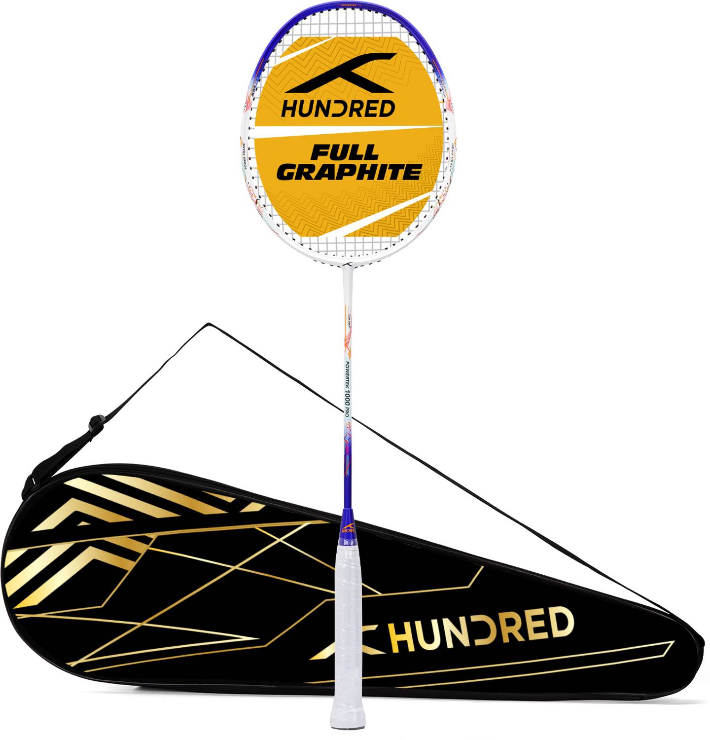 Hundred Powertek 1000 Pro Badminton Racquet - Image 2
