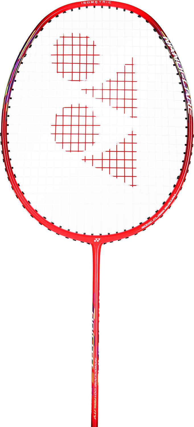 Image of YONEX Nanflare 001A Red Strung Badminton Racquet