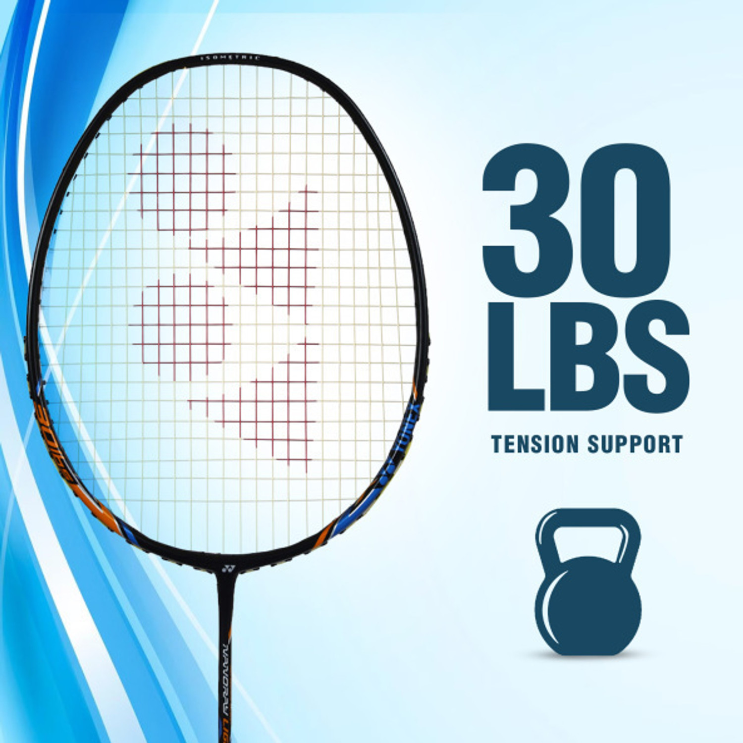 Image of Yonex Nanoray Light 18i Black Strung Badminton Racquet (Tension: 30 lbs)