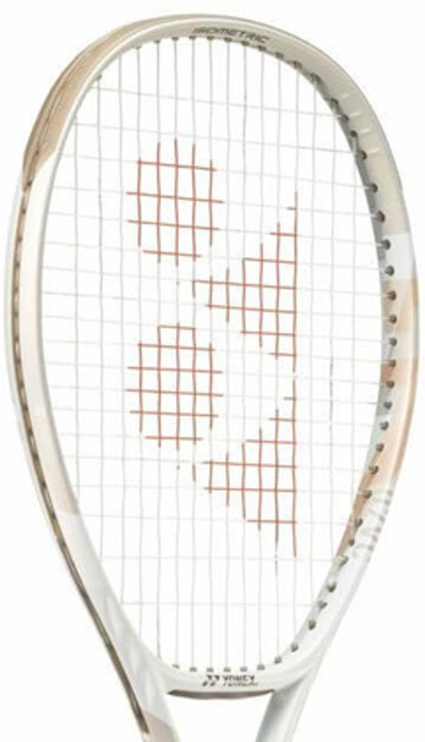 YONEX Vcore 100 Sand Beige (G3, 300g) White Unstrung Tennis