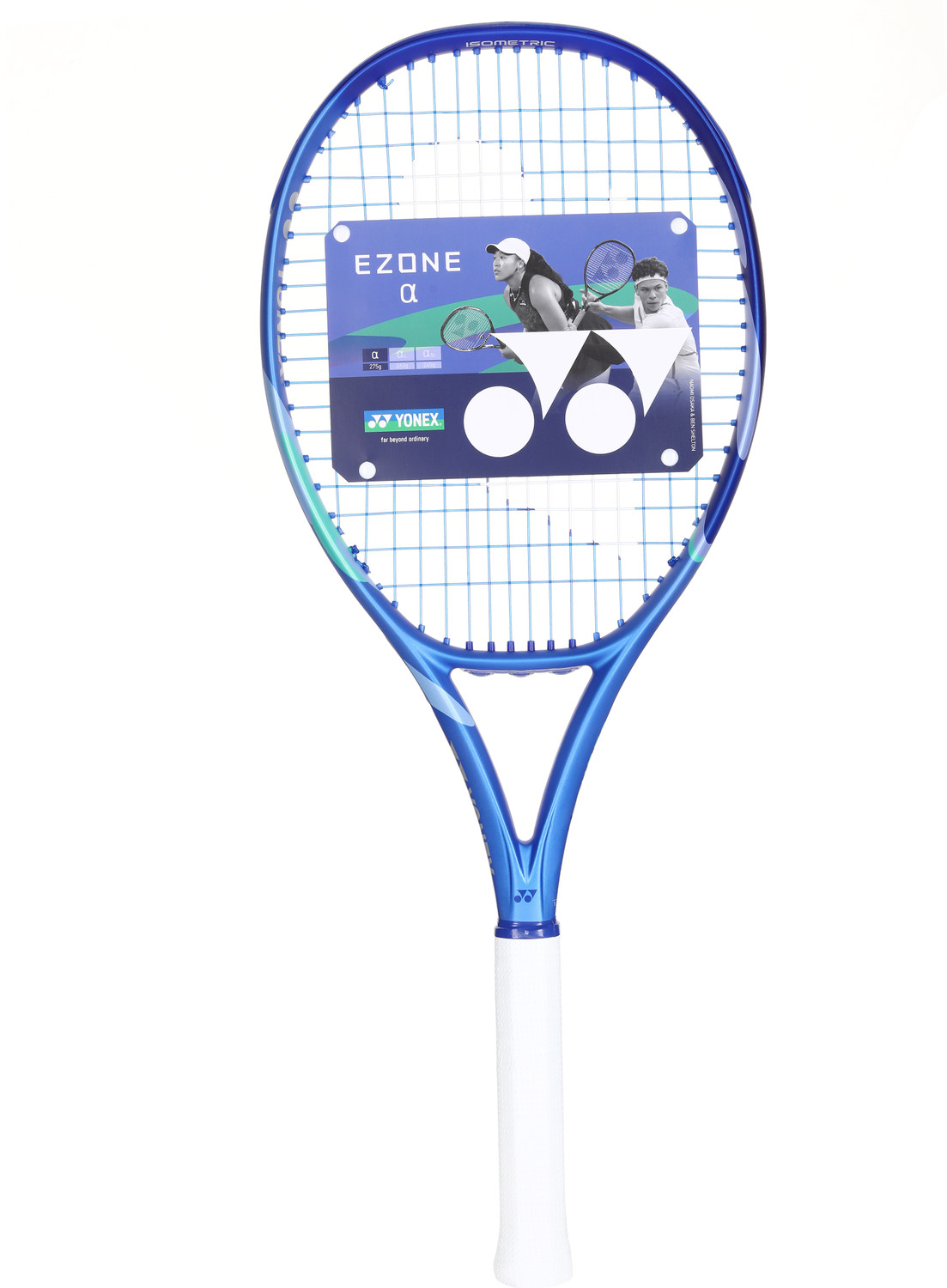 Image of YONEX TENNIS RACQUET EZONE ALPHASL BLAST BLUE G3 245 Blue Strung Tennis Racquet
