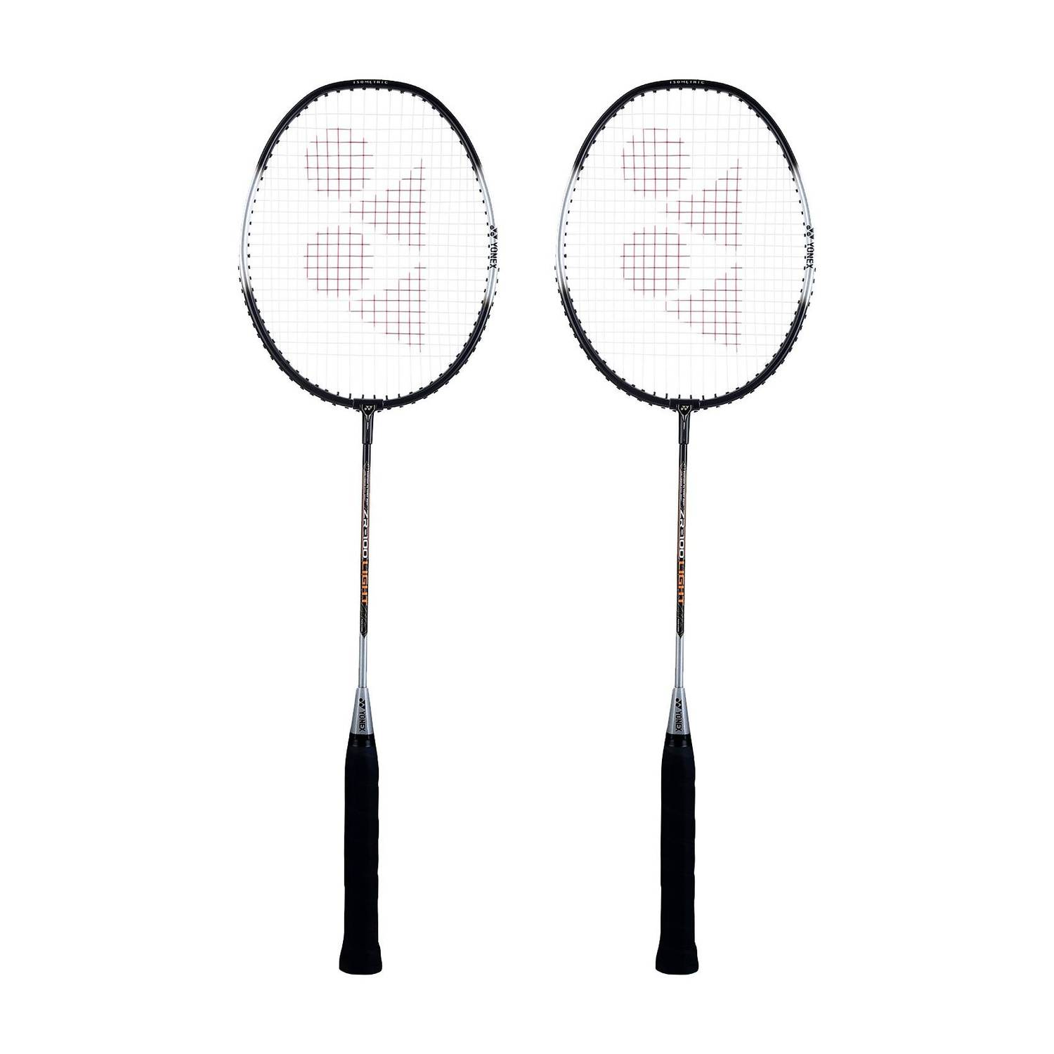 YONEX ZR 100LIGHT kit Black, Silver Strung Badminton Racquet