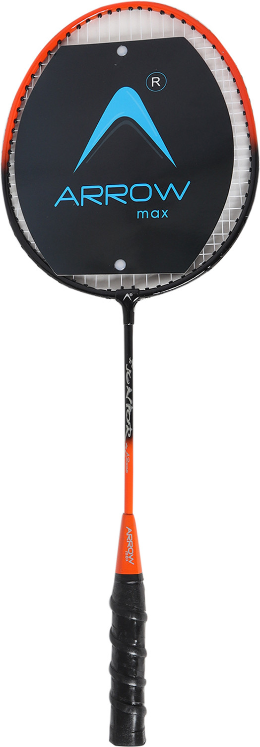 Image of ArrowMax Badminton Racquet Set For Kids Boys Girls Set Orange Strung Badminton Racquet