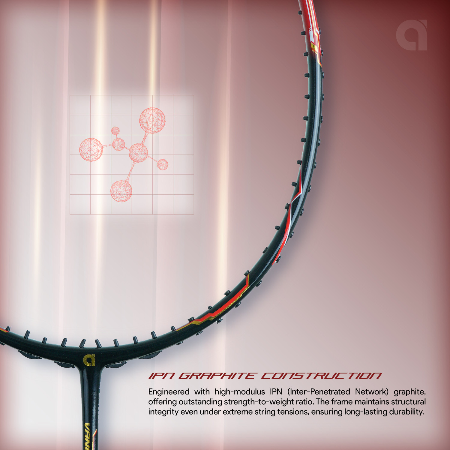 Image of apacs Vanguard 11 Next Gen Multicolor Unstrung Badminton Racquet